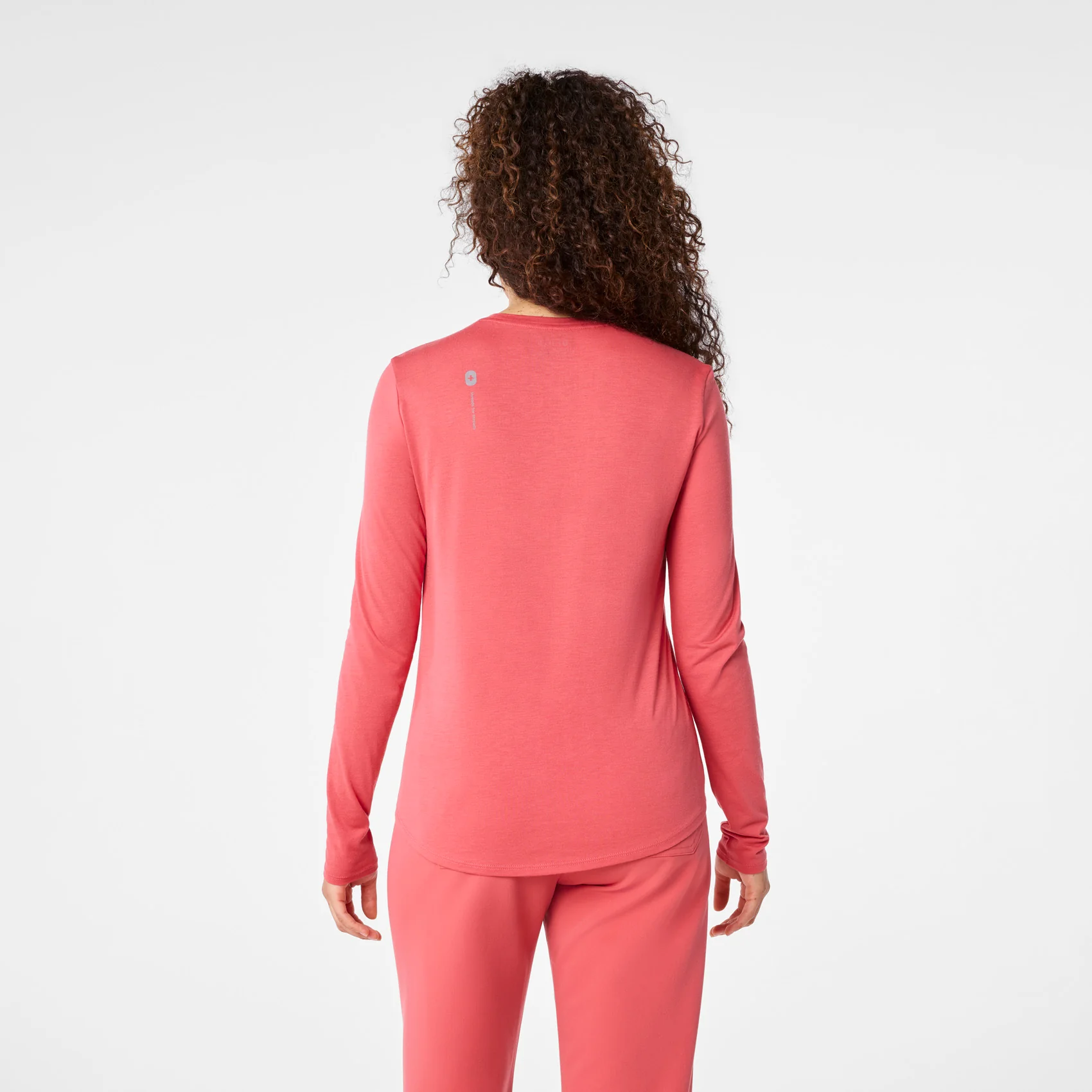women's Pulmonary Pink Love Is The Cure Supersoft - Longsleeve Underscrub - Image 5