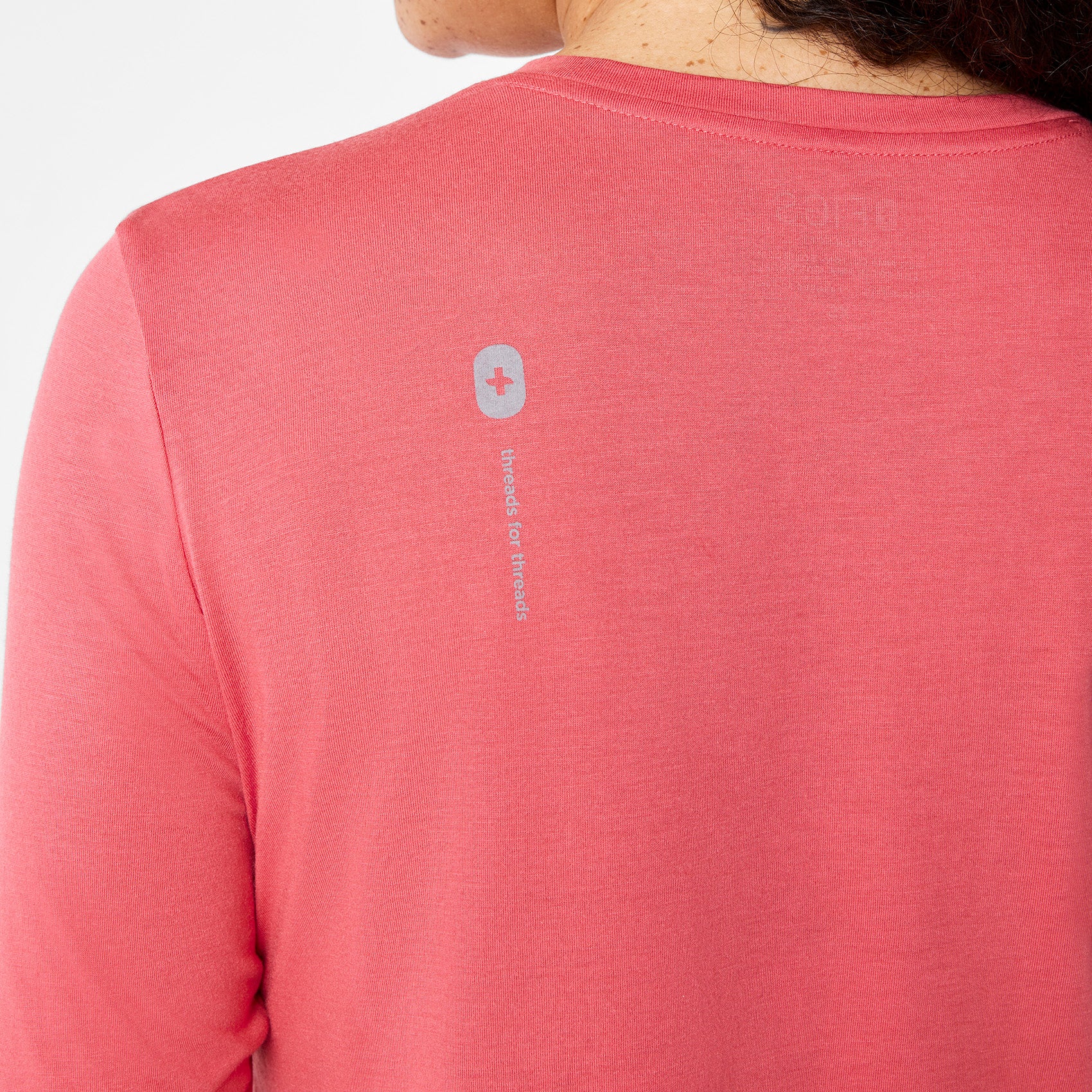 women's Pulmonary Pink Love Is The Cure Supersoft - Longsleeve Underscrub - Image 6