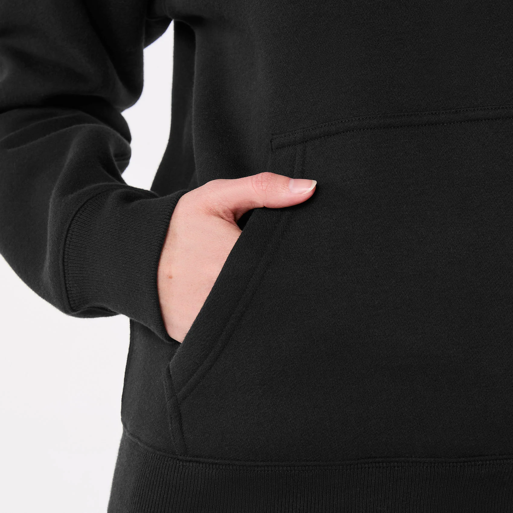women's Black Off-Shift Awesome Humans ¼ Zip - Sweatshirt™ - Image 7