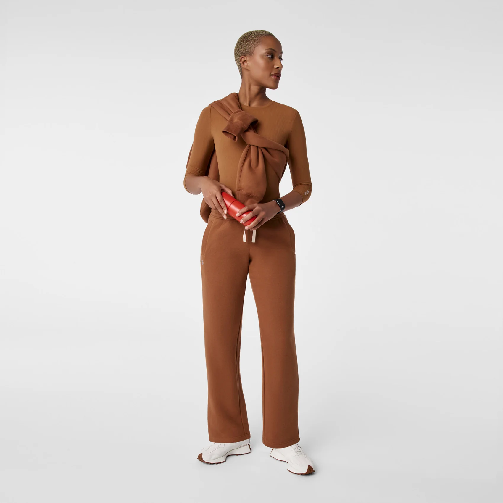 women's Mocha Off-Shift Straight Leg - Sweatpant™ - Image 2