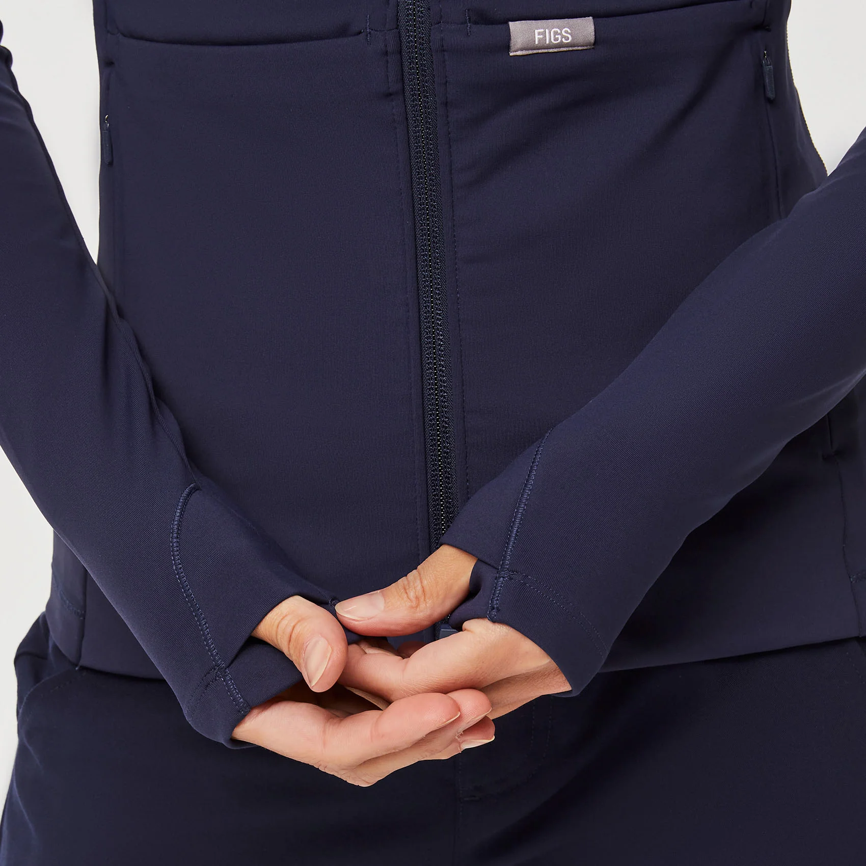 women's Navy On-Shift ContourKnit Jacket™ - Image 10