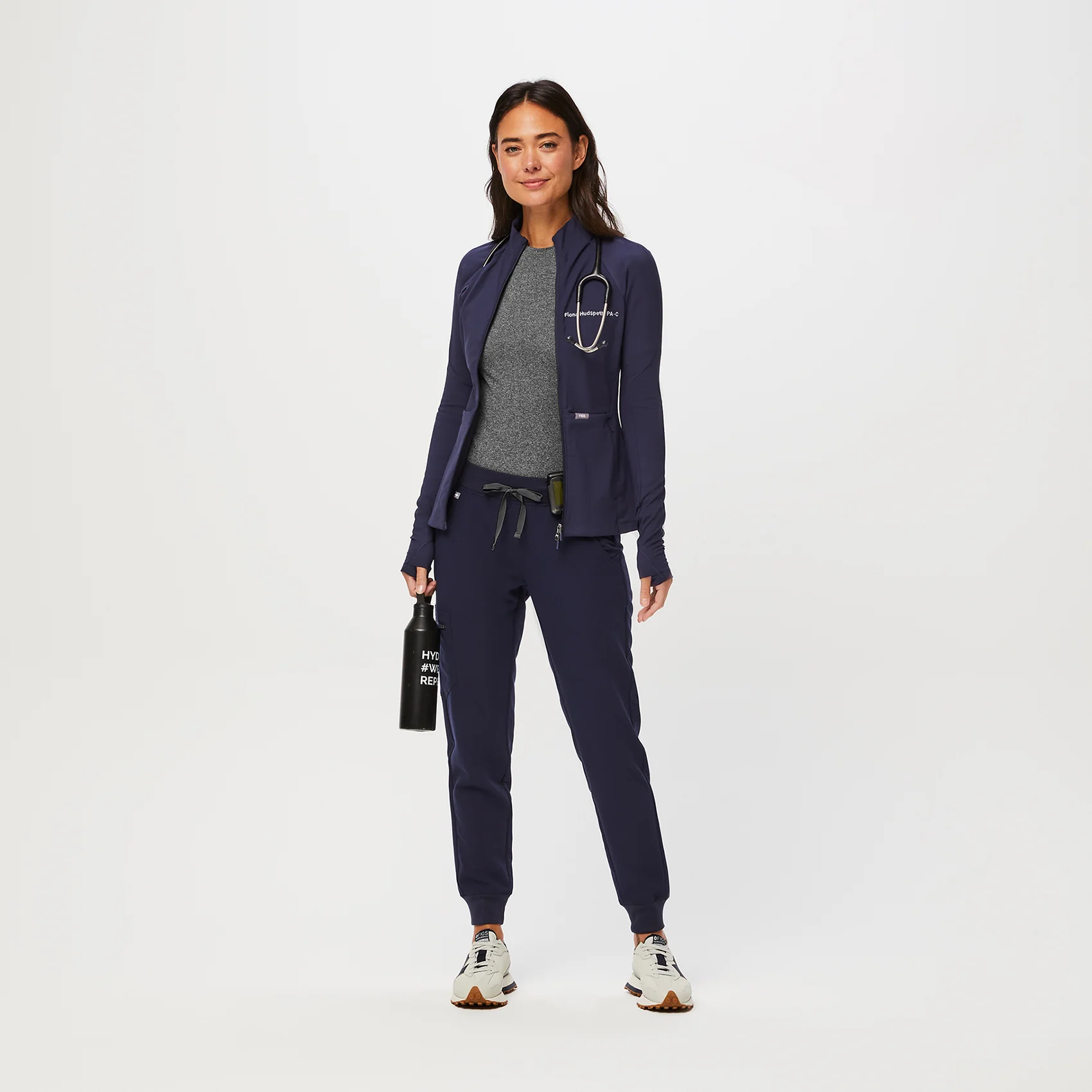 women's Navy On-Shift ContourKnit Jacket™ - Image 2