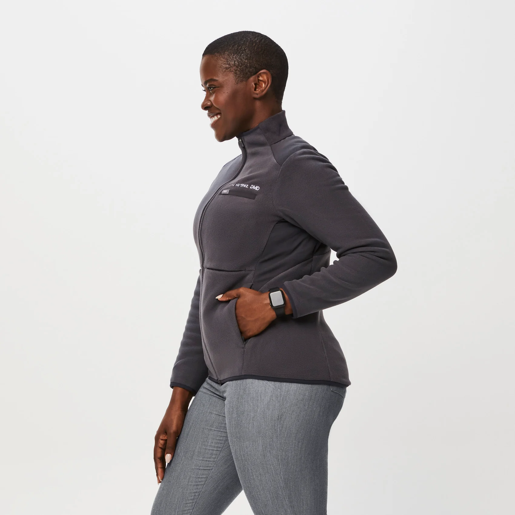 women's Deep Charcoal On-Shift™ - Fleece Jacket - Image 3