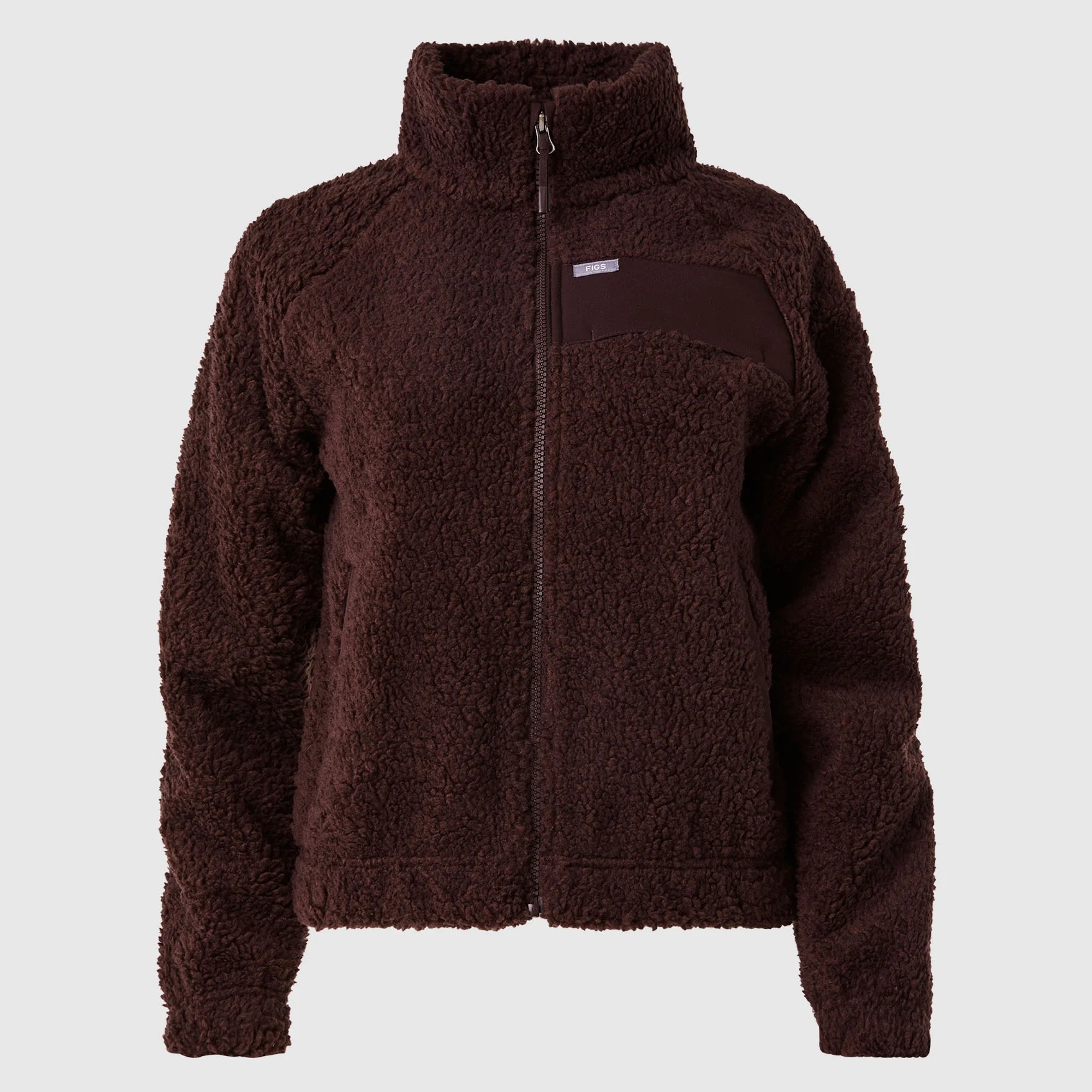 women's Deep Cranberry On-Shift High Pile - Fleece Pullover Jacket™ - Image 10