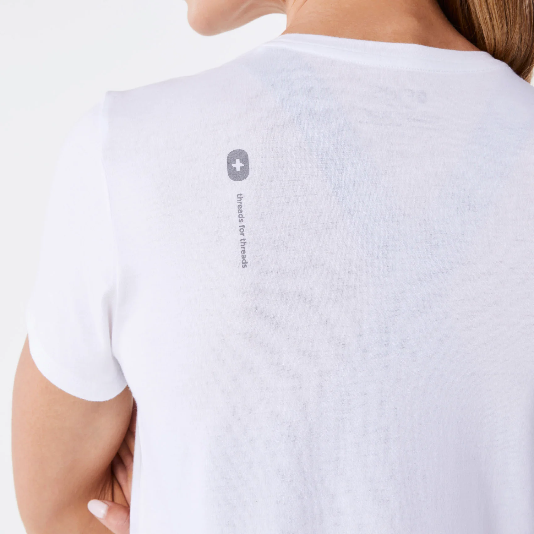 women's White Paramedic Supersoft - Shortsleeve Underscrub - Image 5