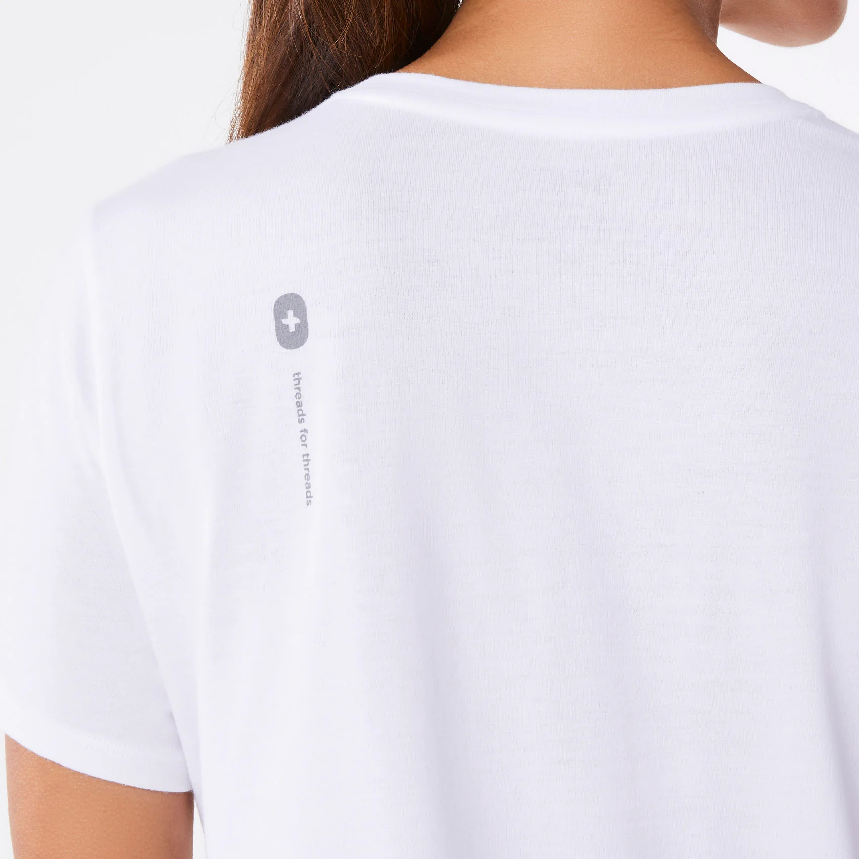 women's White Pharmacist Supersoft - Shortsleeve Underscrub - Image 5
