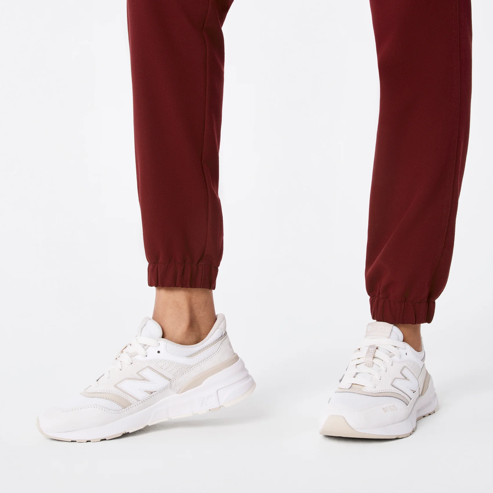 women's Burgundy Rafaela Cargo Jogger - Petite ScrubJumpsuit™ - Image 9