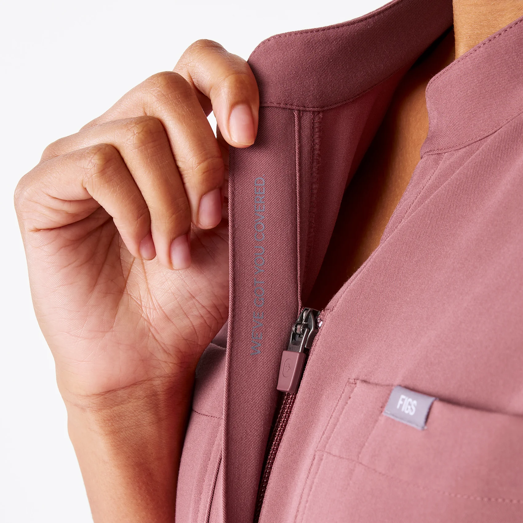 women's Mauve Rafaela Wide Leg - Tall ScrubJumpsuit™ - Image 4