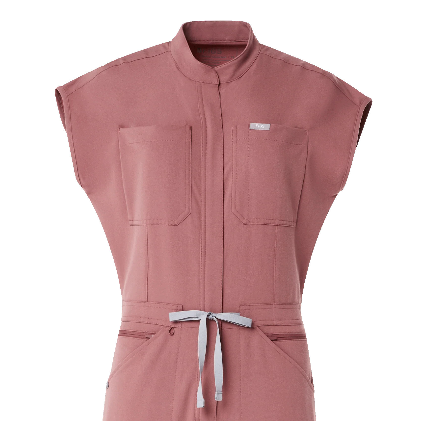 women's Mauve Rafaela Wide Leg - Tall ScrubJumpsuit™ - Image 9