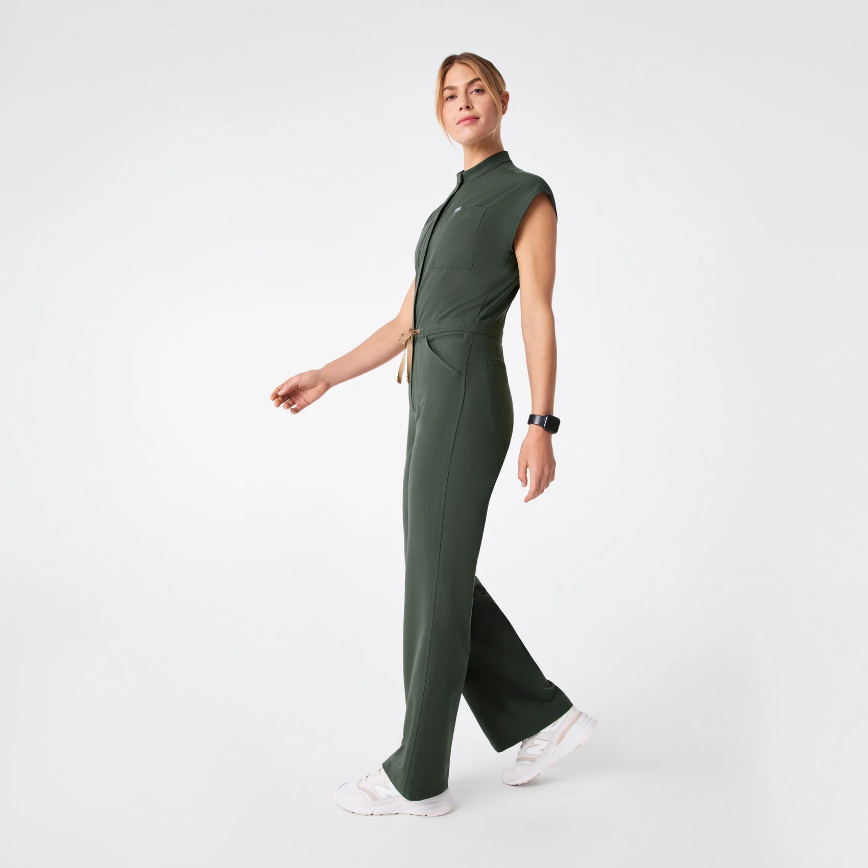 women's Moss Rafaela Wide Leg - Tall ScrubJumpsuit™ - Image 3