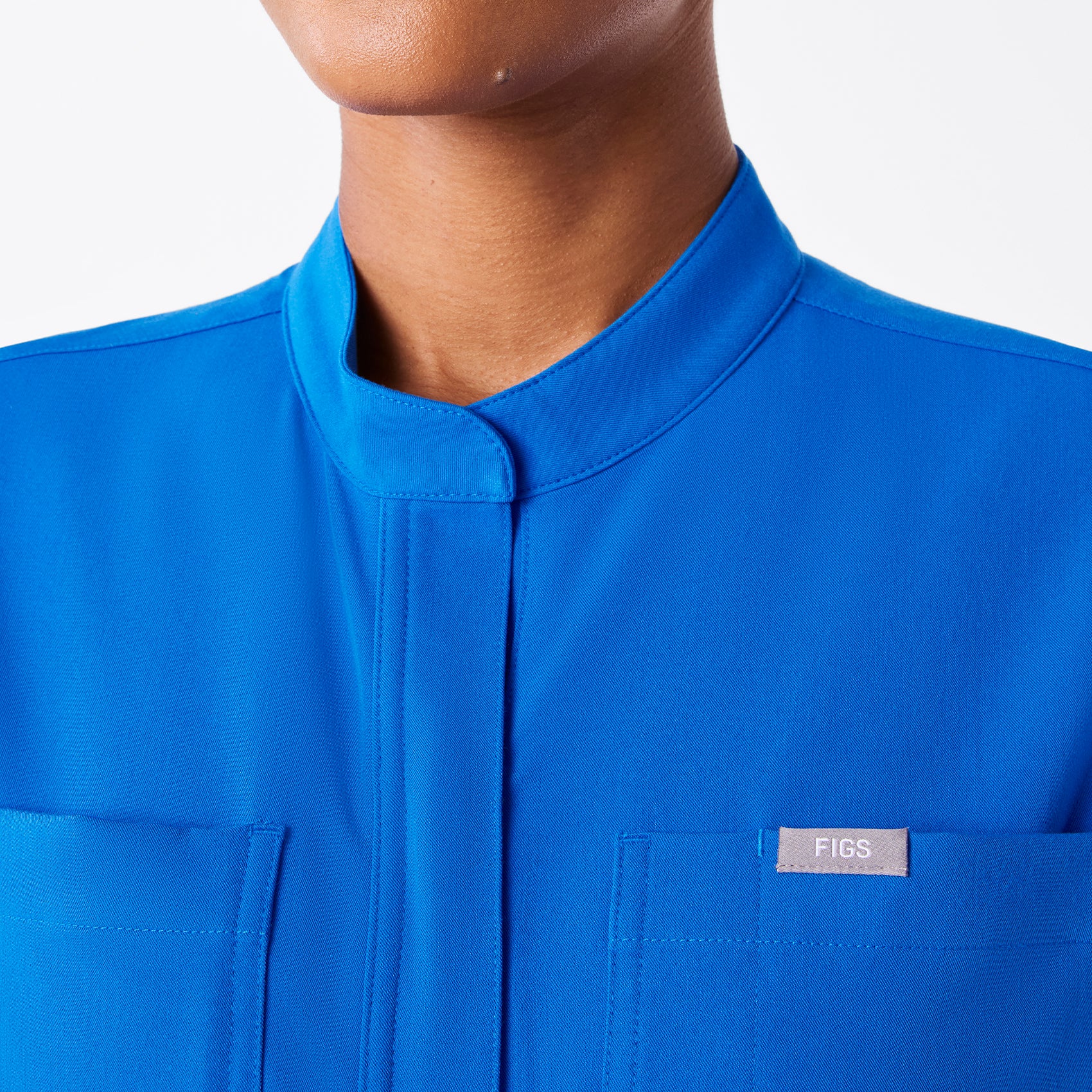 women's Royal Blue Rafaela Wide Leg - Tall ScrubJumpsuit™ - Image 4