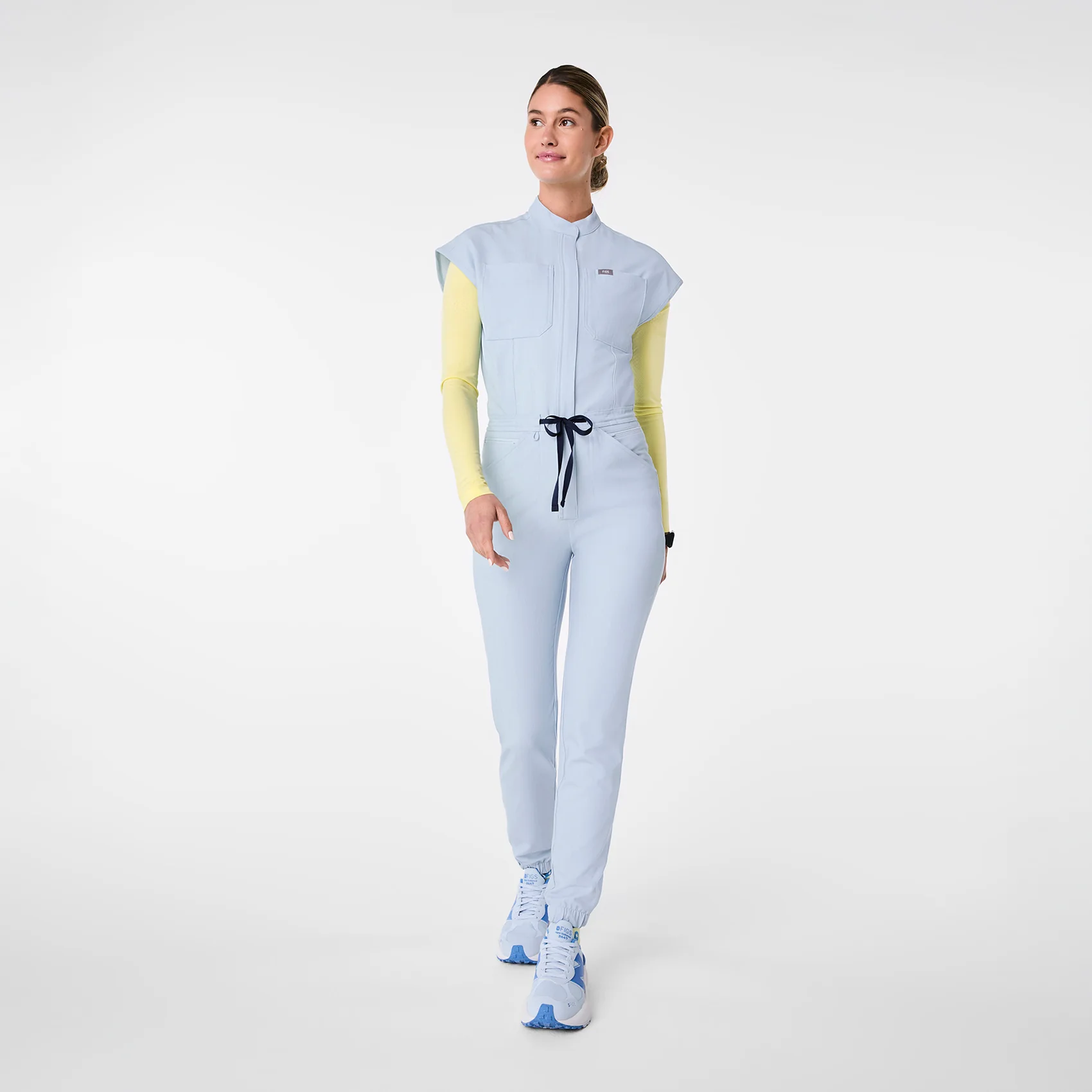 women's Chambray Rafaela Cargo Jogger - ScrubJumpsuit™
