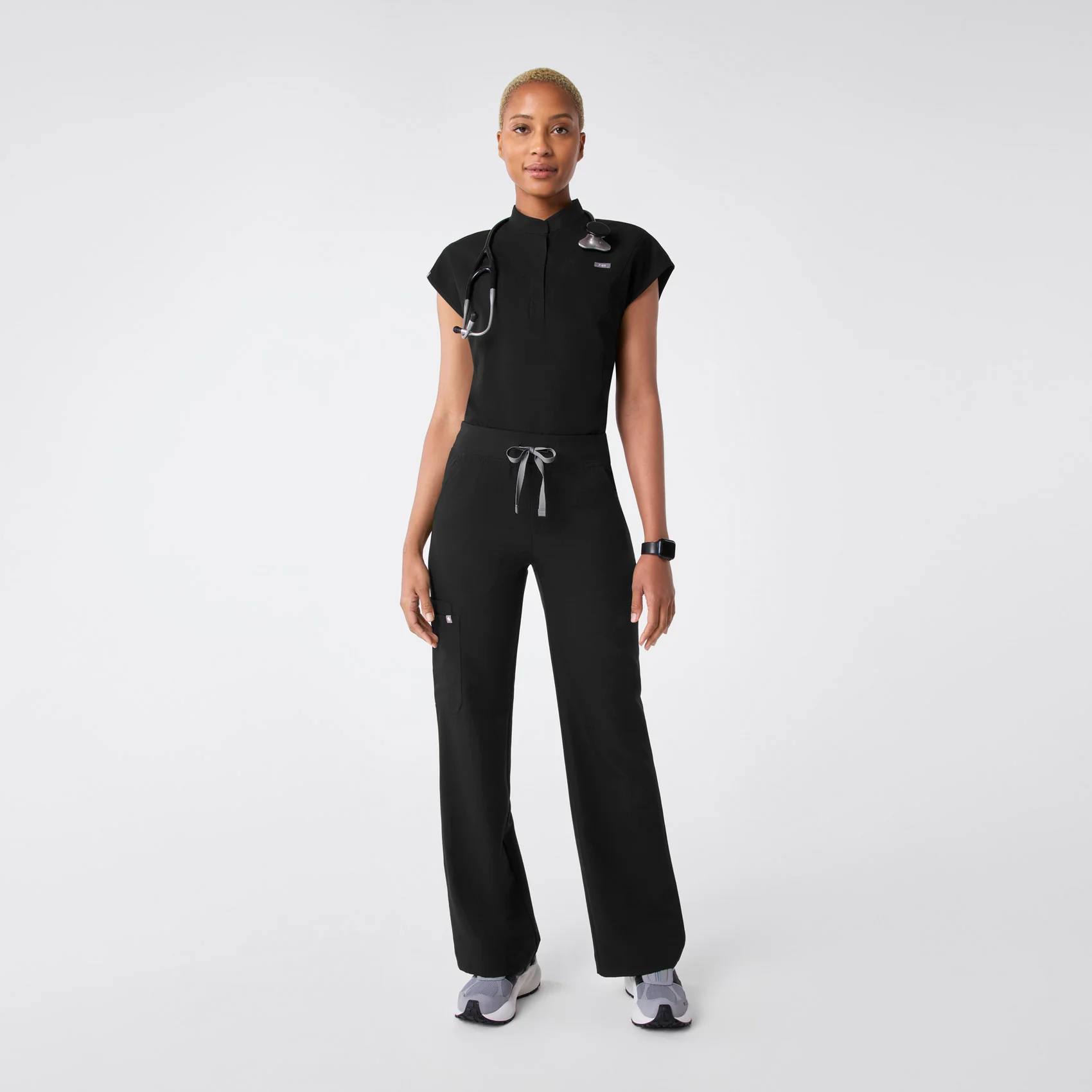 women's Black Rafaela Brief Scrubbodysuit™ - Image 8