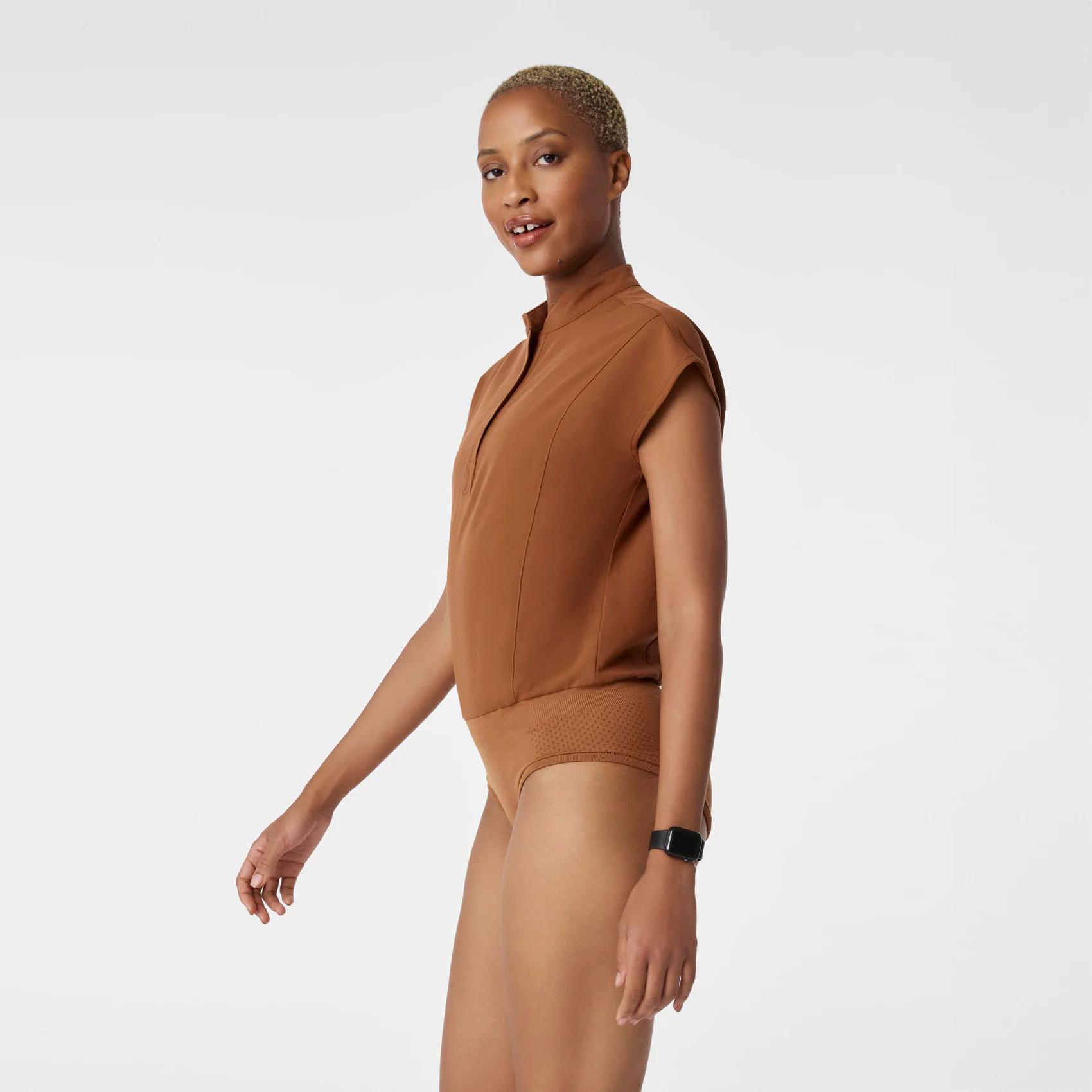 women's Mocha Rafaela Brief Scrubbodysuit™ - Image 3