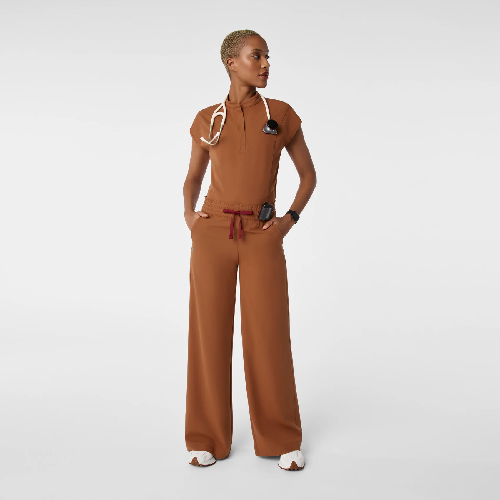 women's Mocha Rafaela Brief Scrubbodysuit™ - Image 5