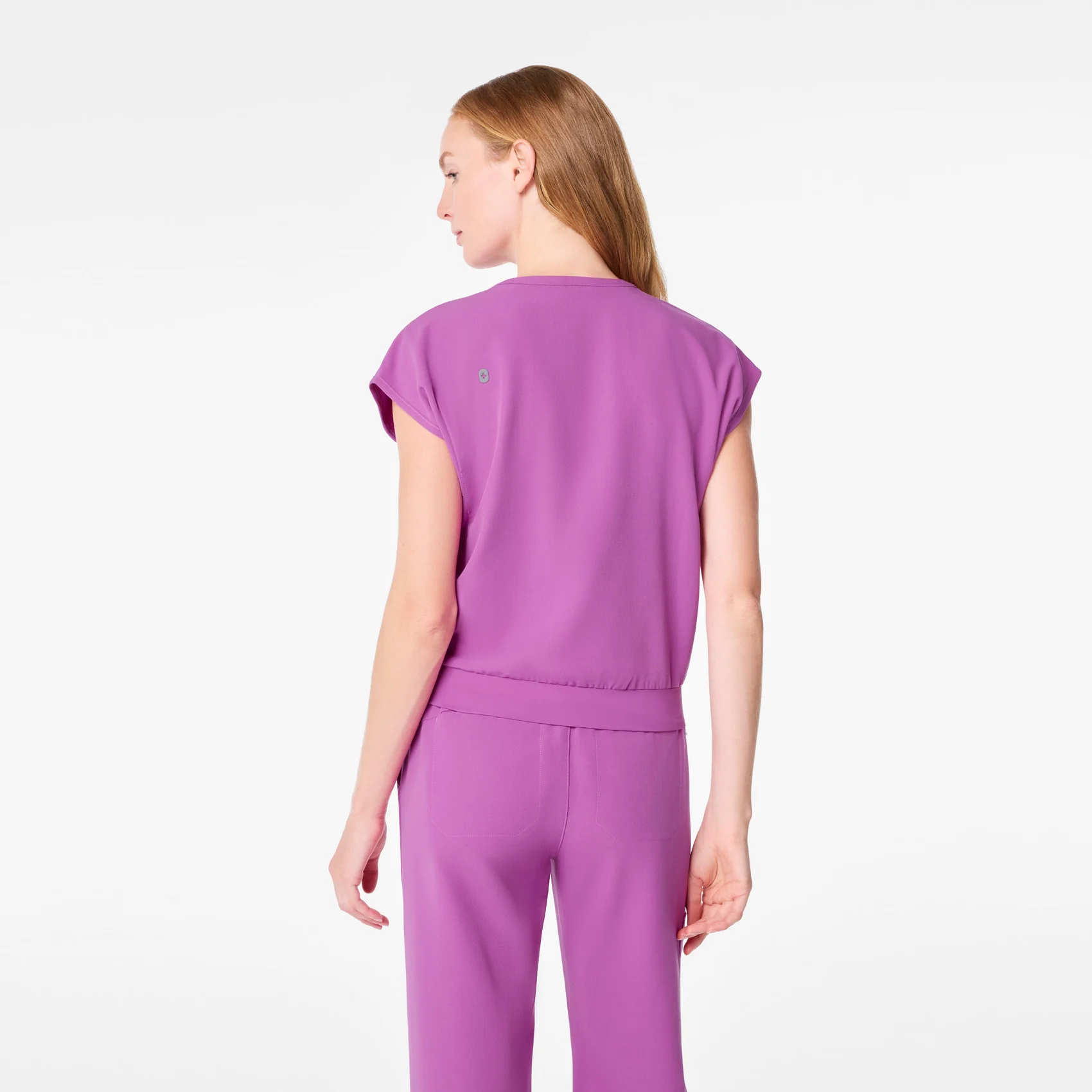 women's Ultraberry Raleigh V-Neck - Scrub Top - Image 4
