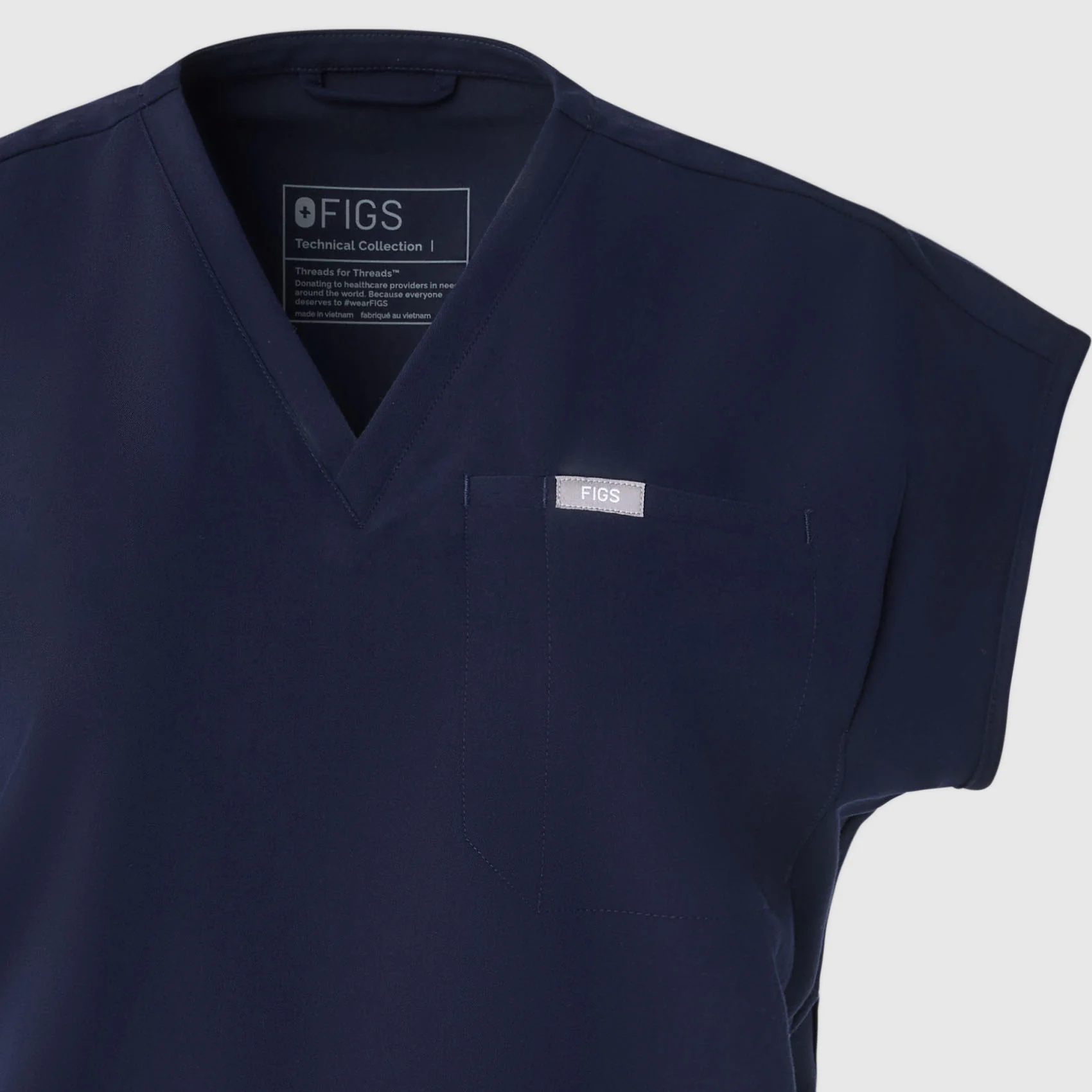 women's Ultraberry Raleigh V-Neck - Scrub Top - Image 9