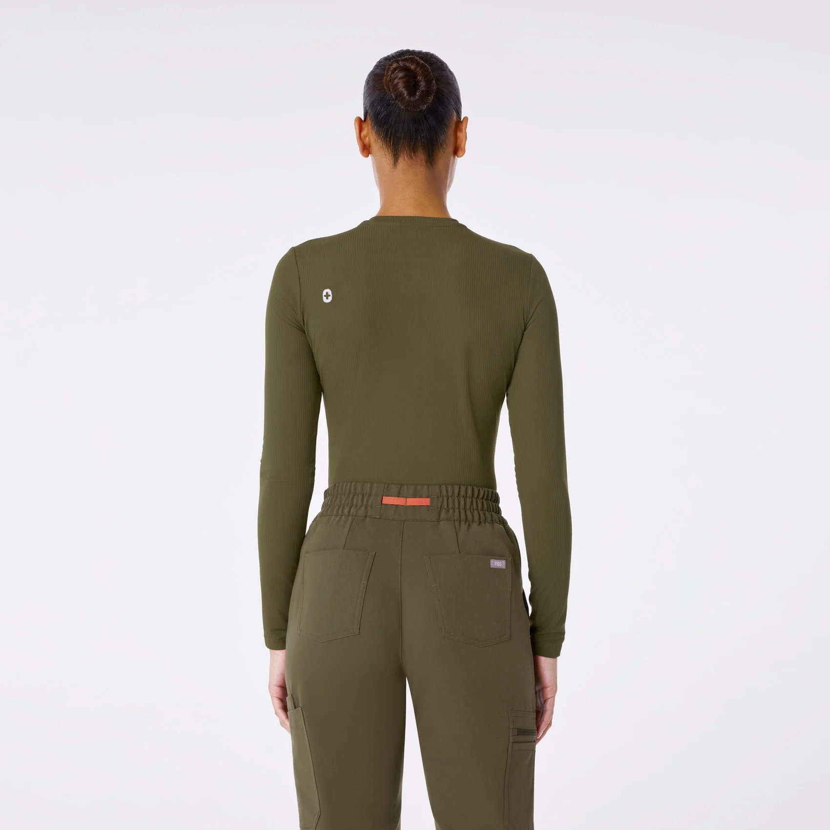 women's Spruce Ribbed - Longsleeve Underscrub - Image 4
