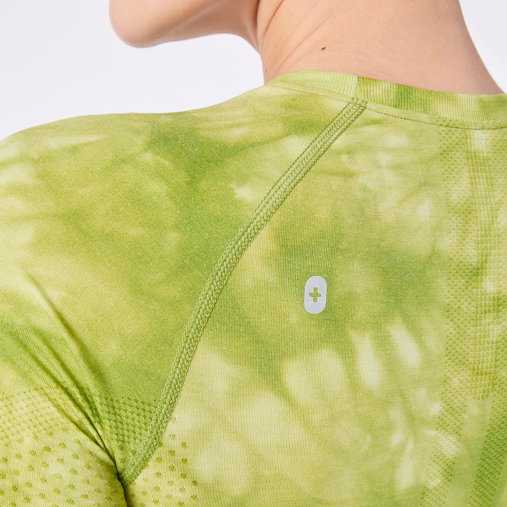 women's Tie Dye Matcha Salta Seamless - Longsleeve Underscrub - Image 5