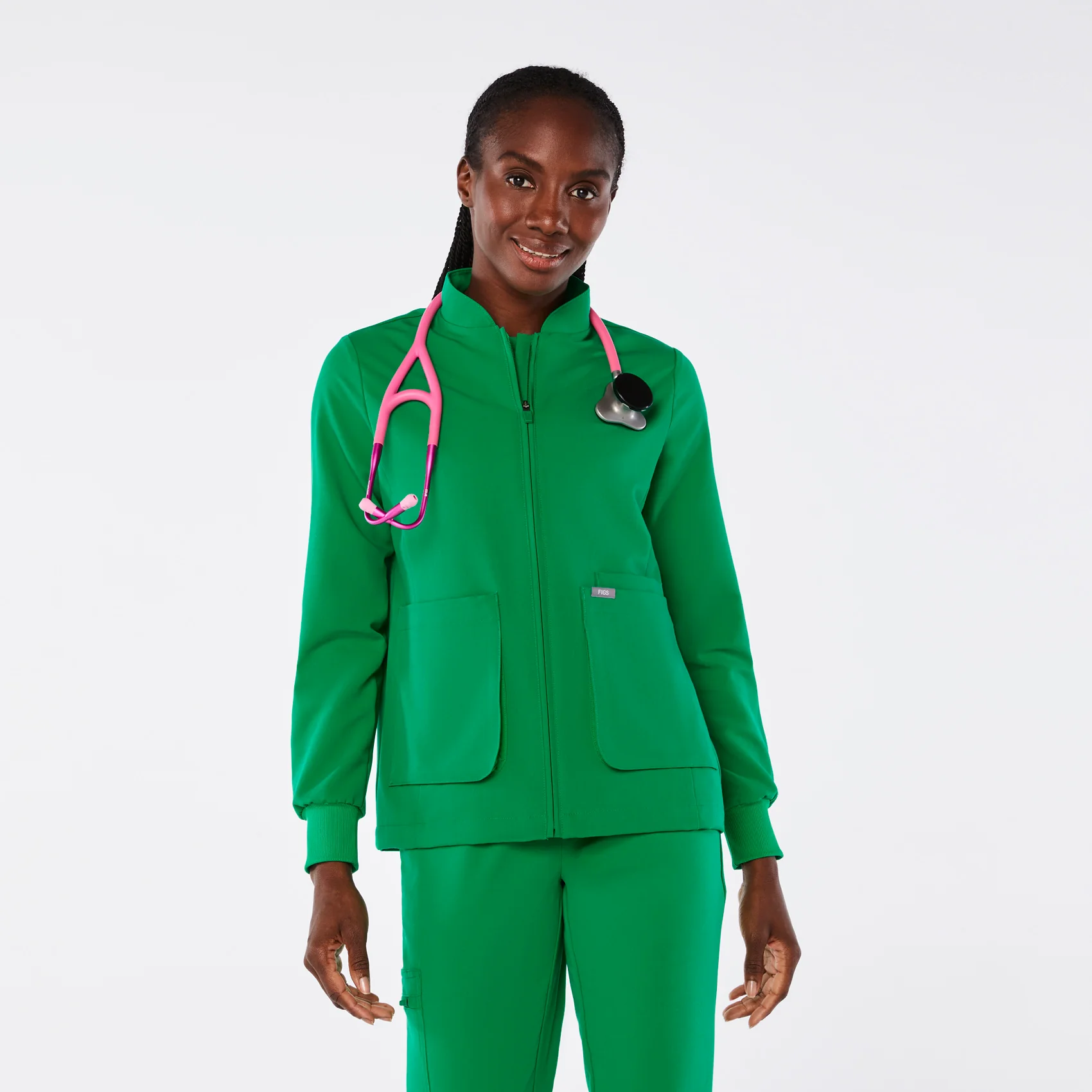 women's Evergreen Sebina Scrub Jacket