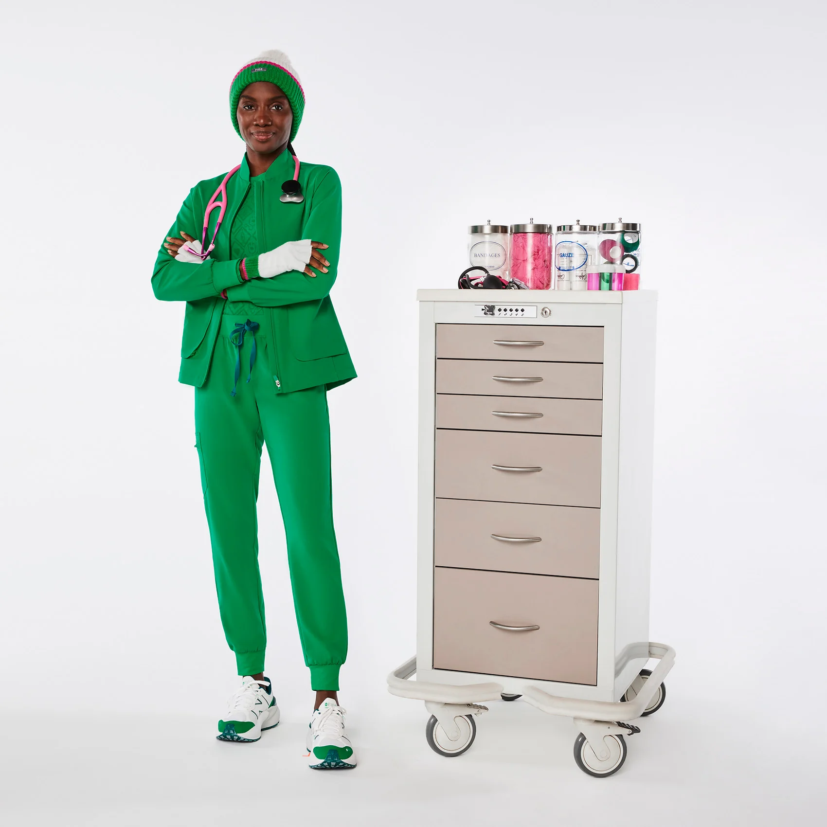 women's Evergreen Sebina Scrub Jacket - Image 2