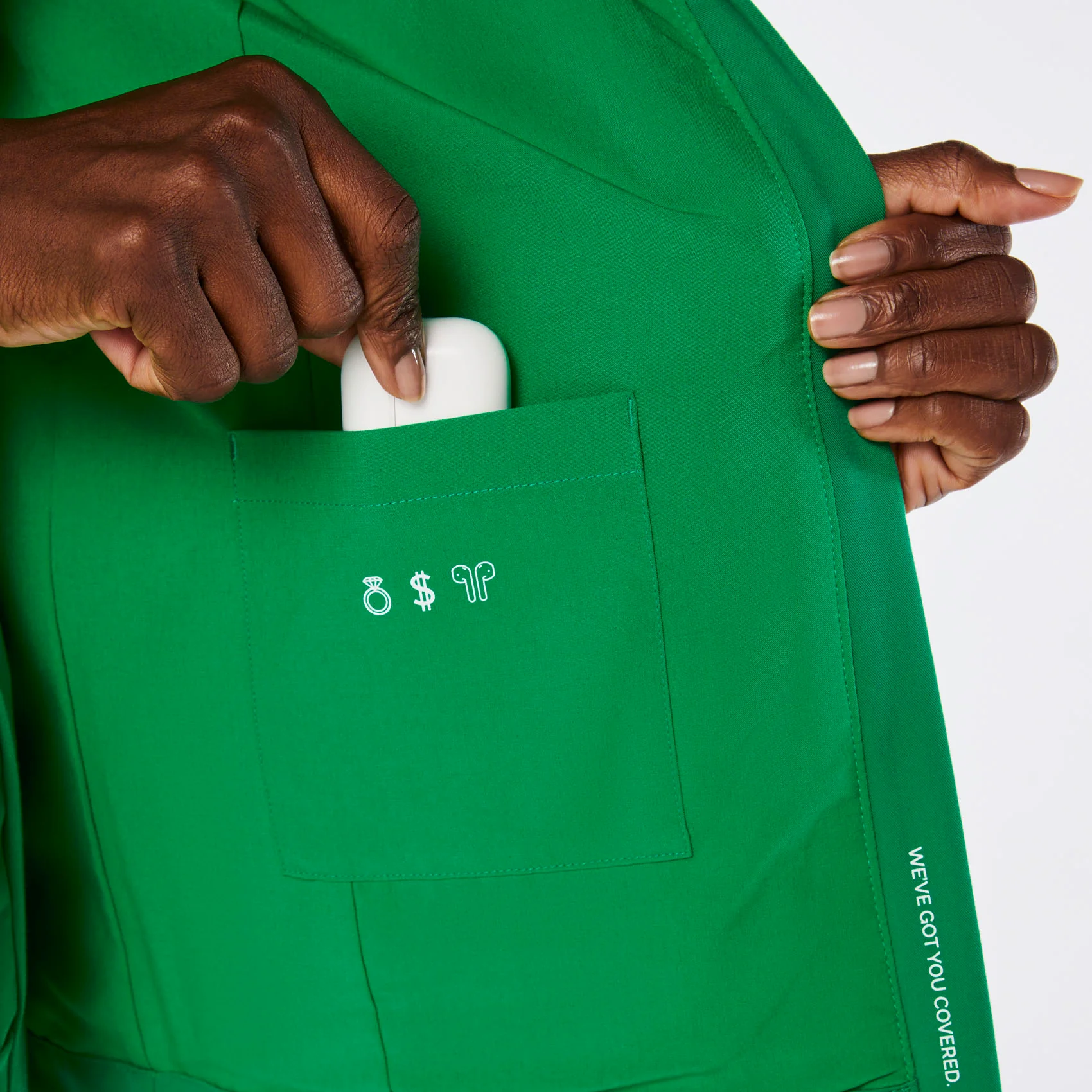 women's Evergreen Sebina Scrub Jacket - Image 8
