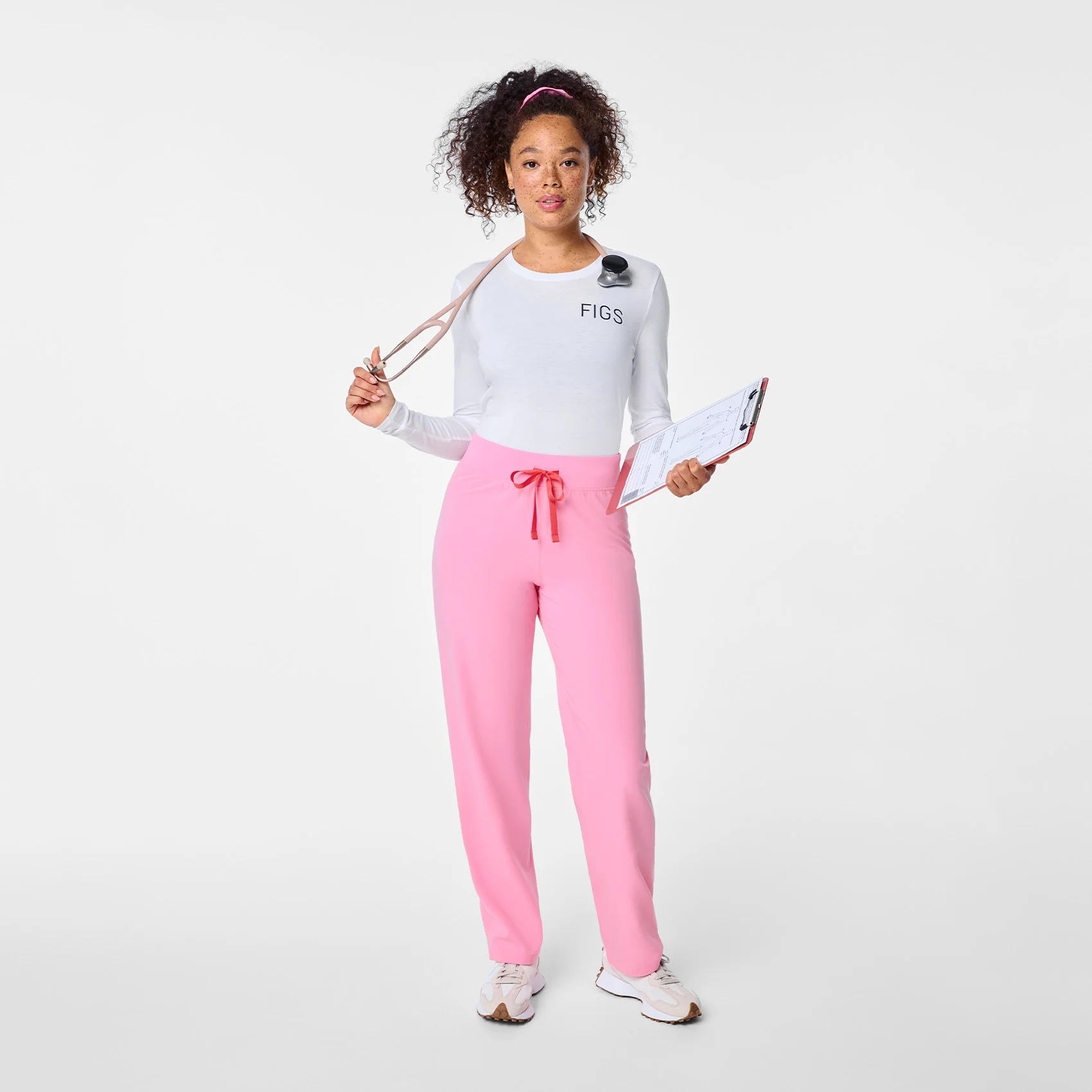 women's Optic White Spring - Longsleeve Underscrub - Image 4