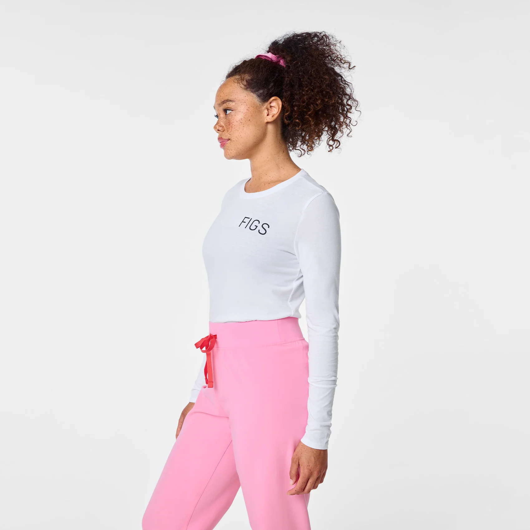 women's Optic White Spring - Longsleeve Underscrub - Image 5