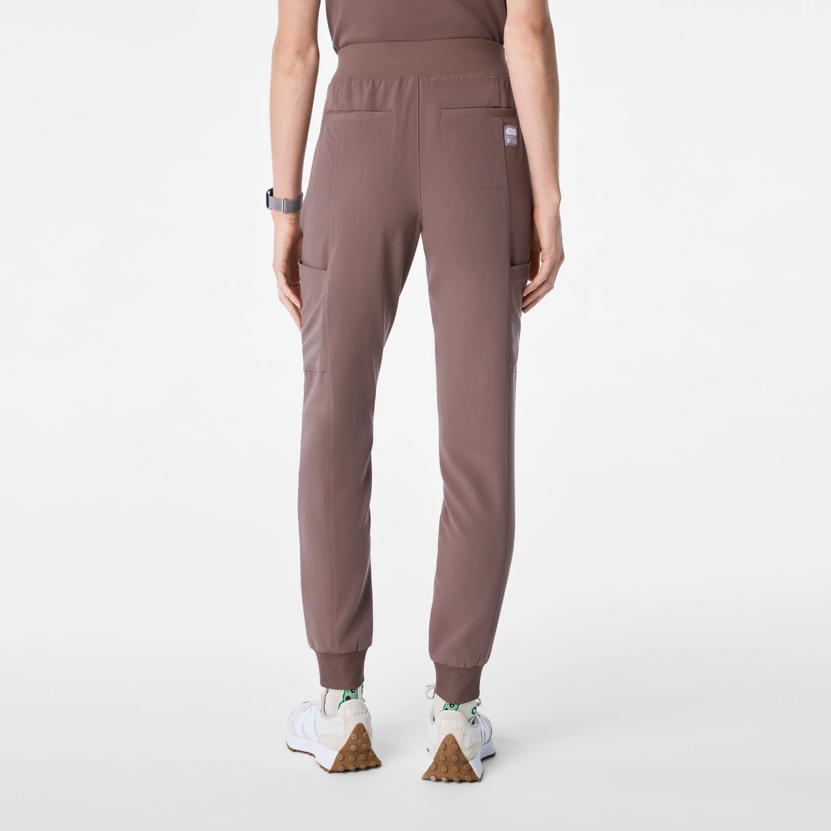 women's Smokey Taupe STAR WARS™ | FIGS - Tall Scrub Pant - Image 5