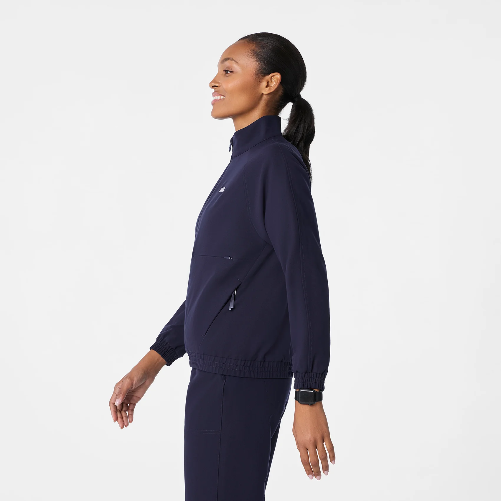 women's Navy Sydney - Scrub Jacket - Image 3
