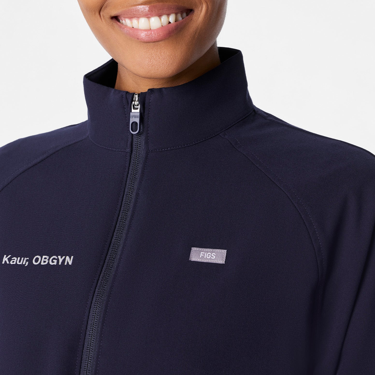 women's Navy Sydney - Scrub Jacket - Image 5