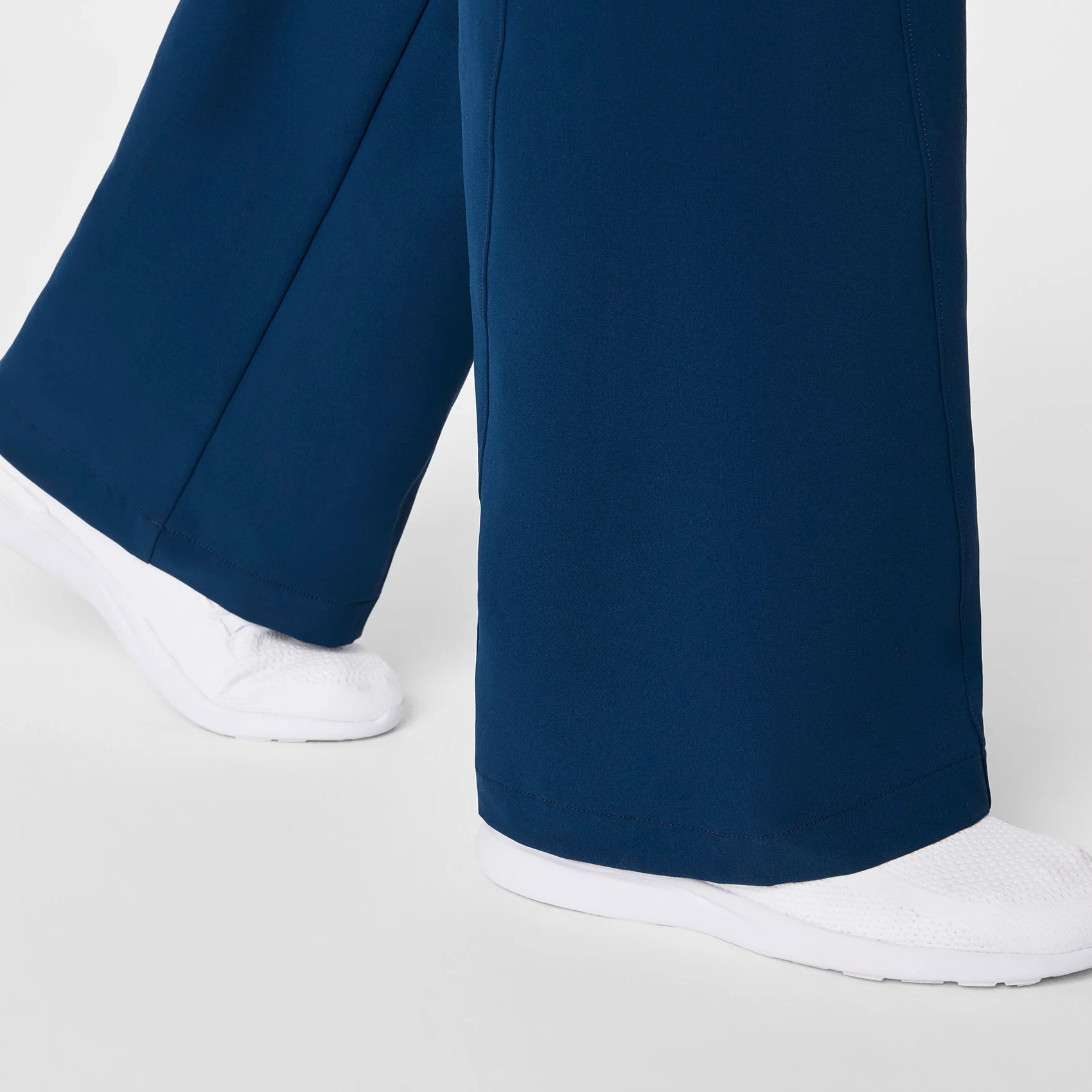 women's Team USA Blue FIGS x Team USA FIBREx Mock Neck Wide Leg - Tall Longsleeve ScrubJumpsuit™ - Image 10