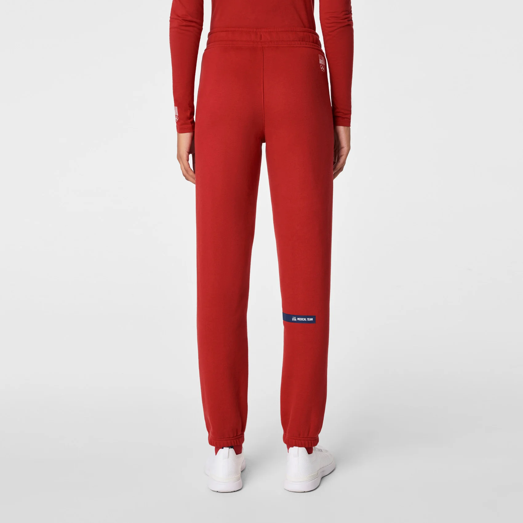 women's Team USA Red FIGS x Team USA Off-Shift - Relaxed Jogger Sweatpants™ - Image 4
