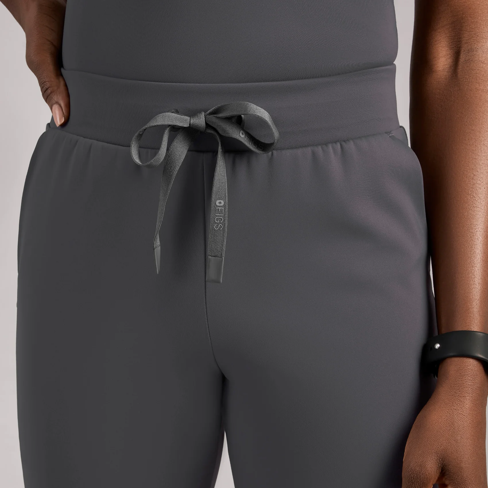 women's Charcoal Tena FORMx Slim Tapered - Petite Scrub Pant™ - Image 6