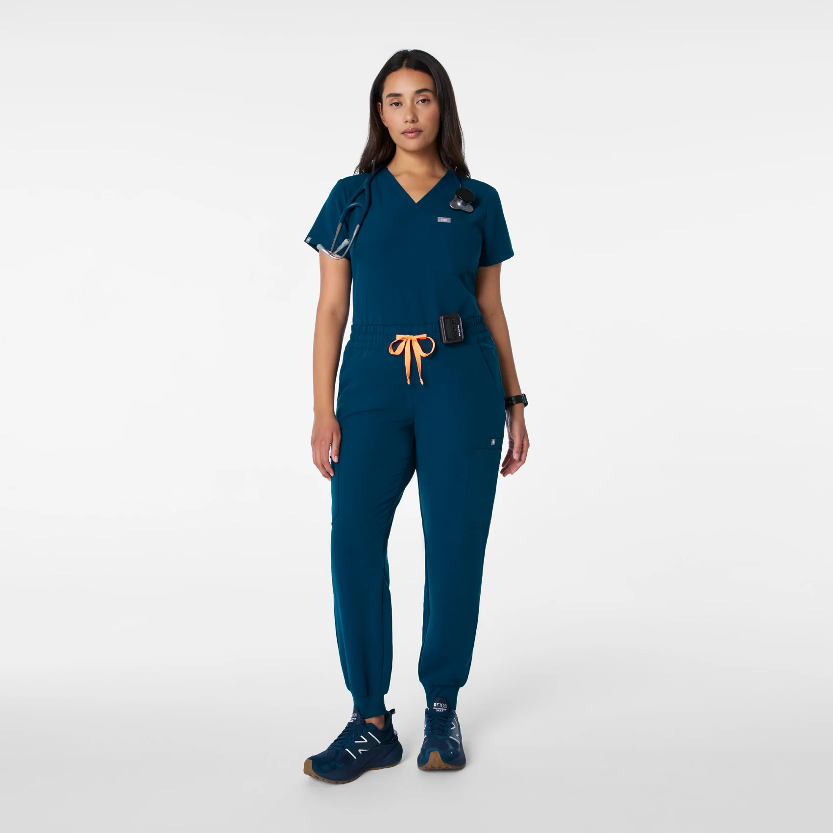 women's Deep Reef High Waisted Uman Relaxed - Jogger Scrub Pant - Image 2