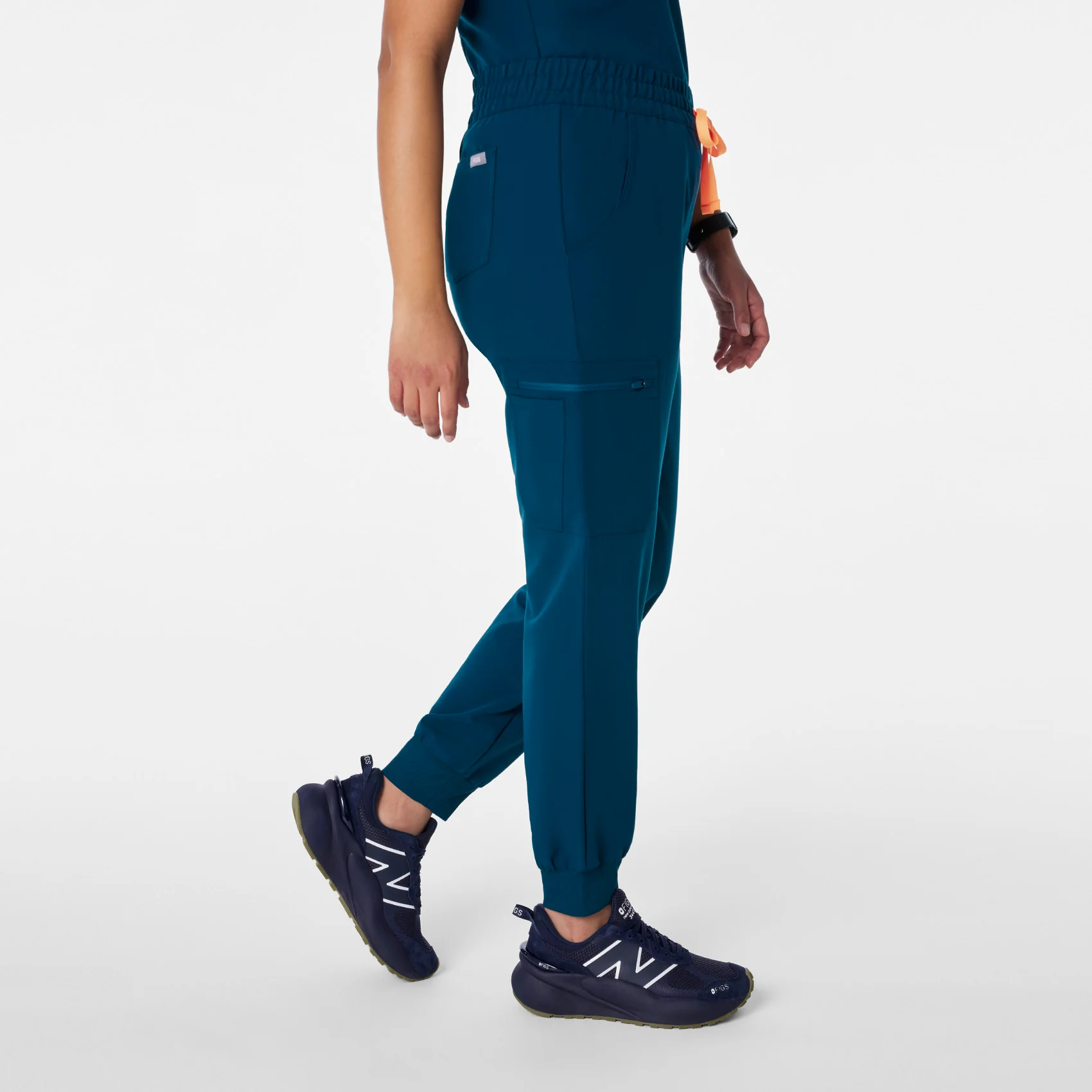 women's Deep Reef High Waisted Uman Relaxed - Jogger Scrub Pant - Image 3