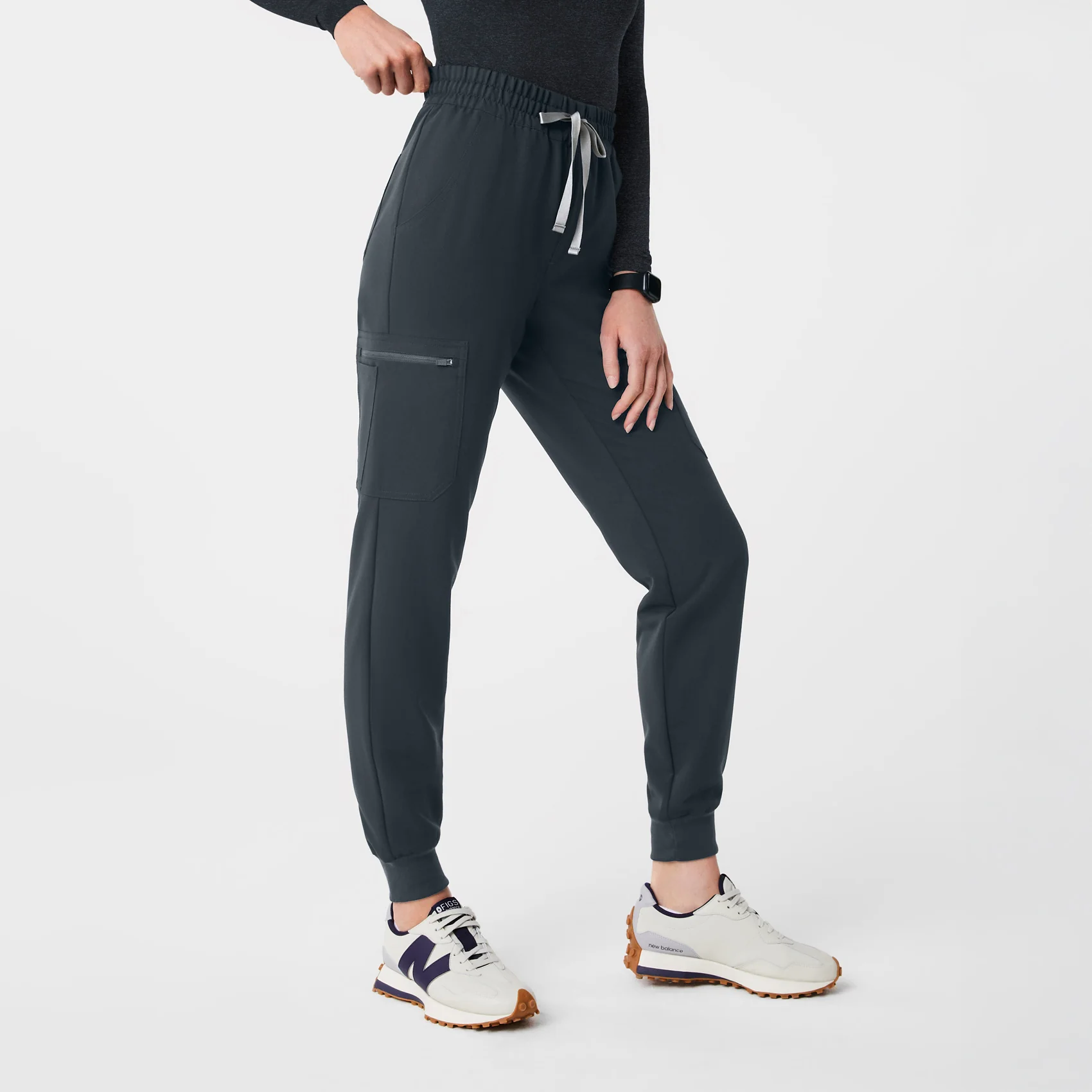 women's Dark Harbor High Waisted Uman Relaxed - Tall Jogger Scrub Pant - Image 3