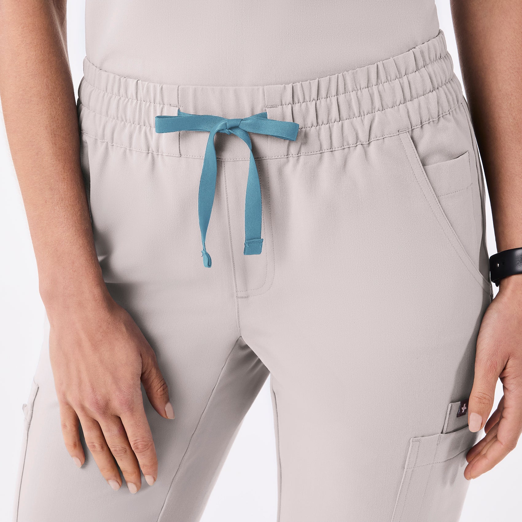 women's Slate High Waisted Uman Relaxed - Tall Jogger Scrub Pant - Image 6