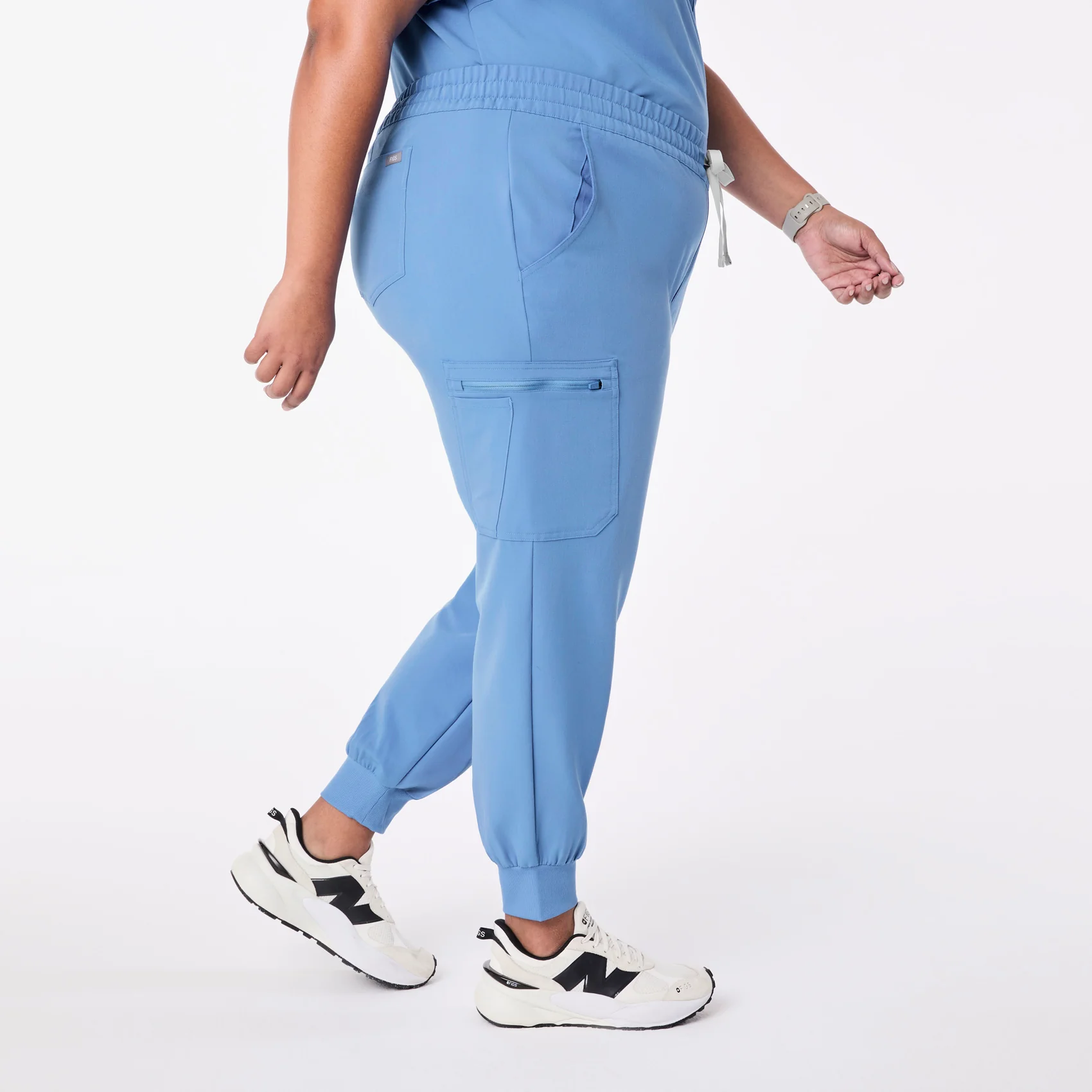 women's Ceil Blue Uman Relaxed - Jogger Scrub Pant (3XL-6XL) - Image 3