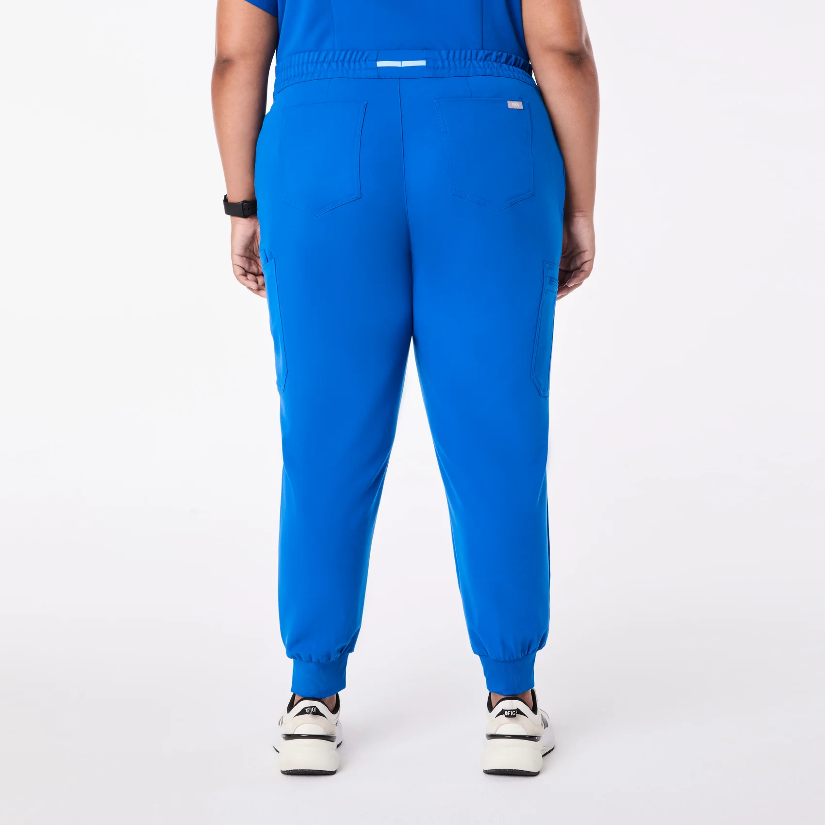 women's Royal Blue Uman Relaxed - Jogger Scrub Pant (3XL-6XL) - Image 4