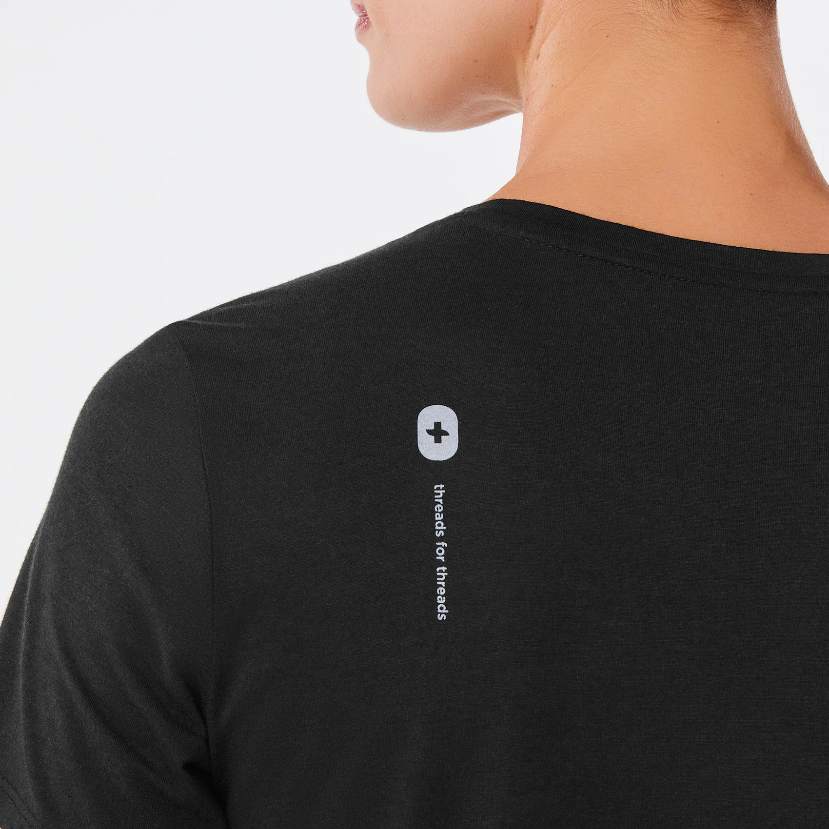 women's Black VEG Supersoft - Shortsleeve Underscrub - Image 5