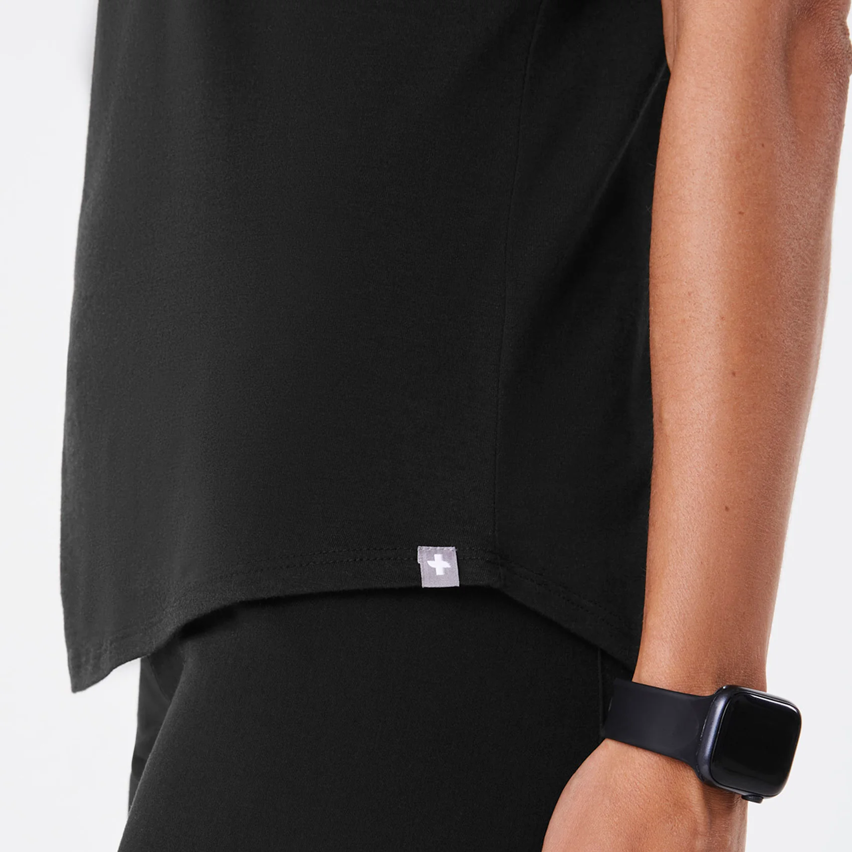 women's Black VEG Supersoft - Shortsleeve Underscrub - Image 6