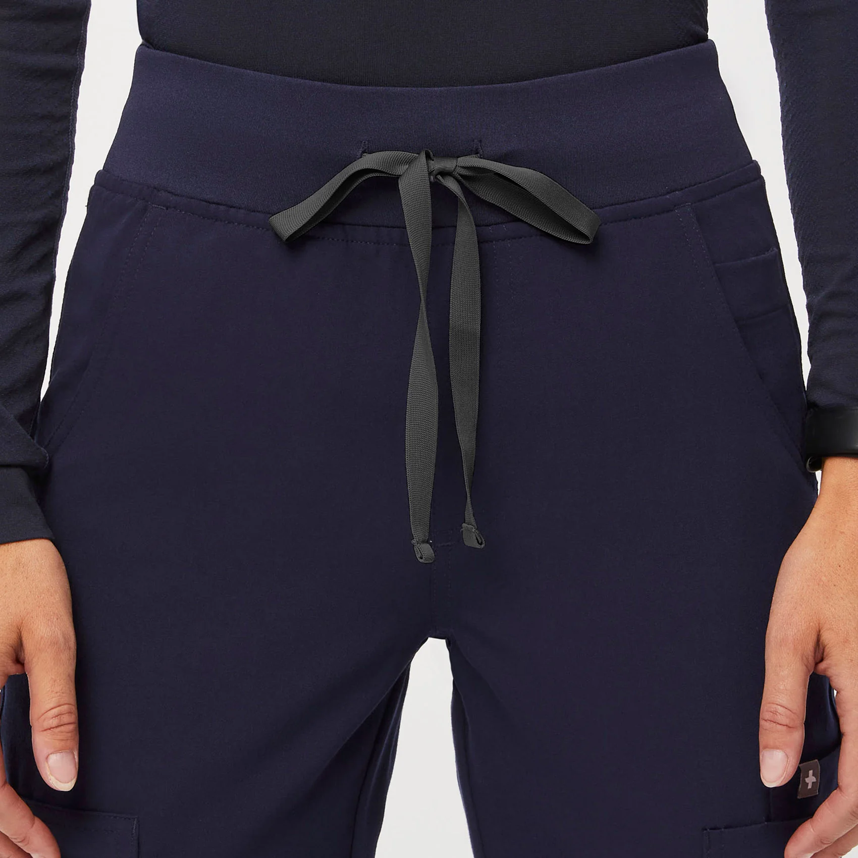 women's Navy Yola™ High Waisted 2.0 - Petite Skinny Scrub Pants - Image 6