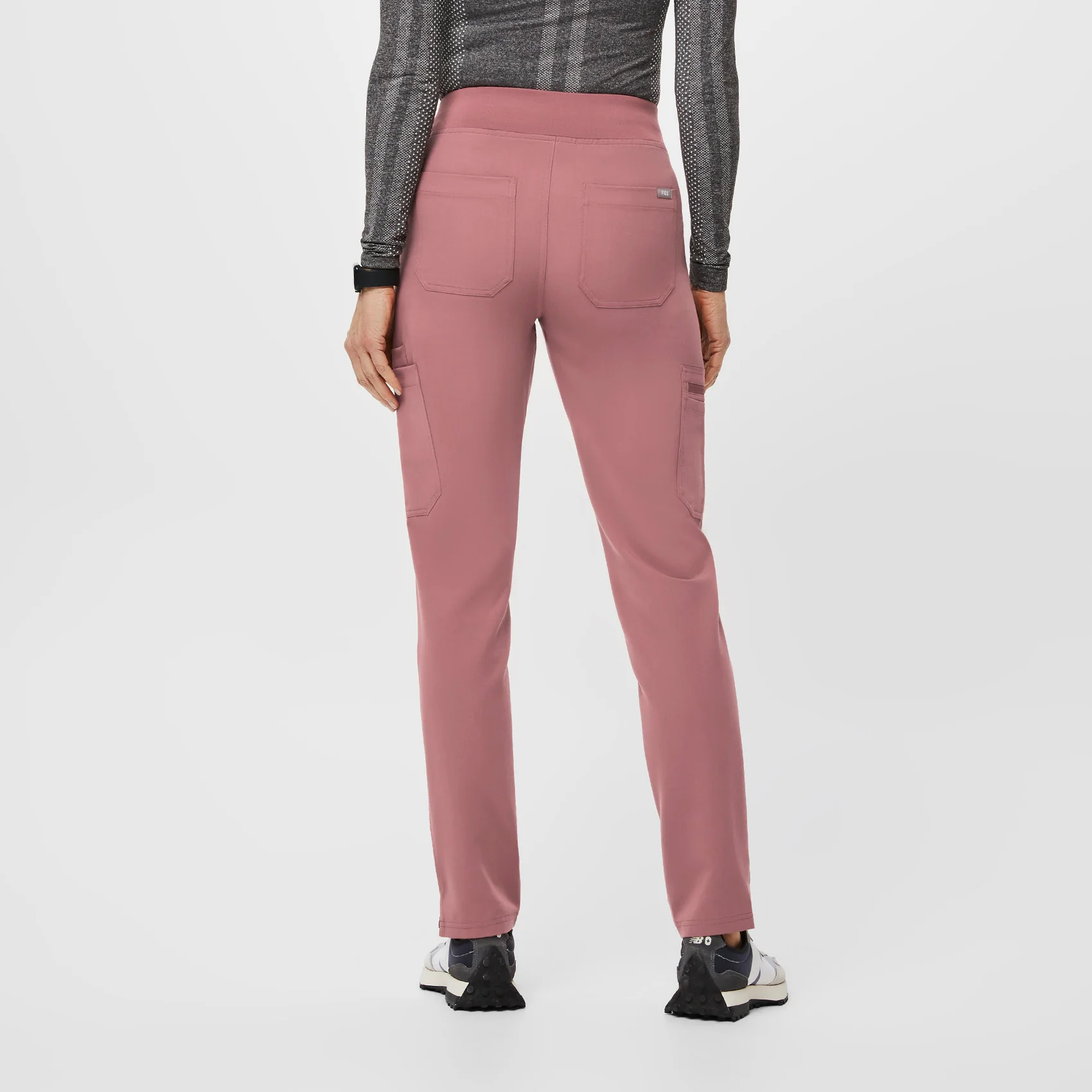 women's Mauve Yola™ High Waisted 2.0 - Skinny Scrub Pants - Image 4