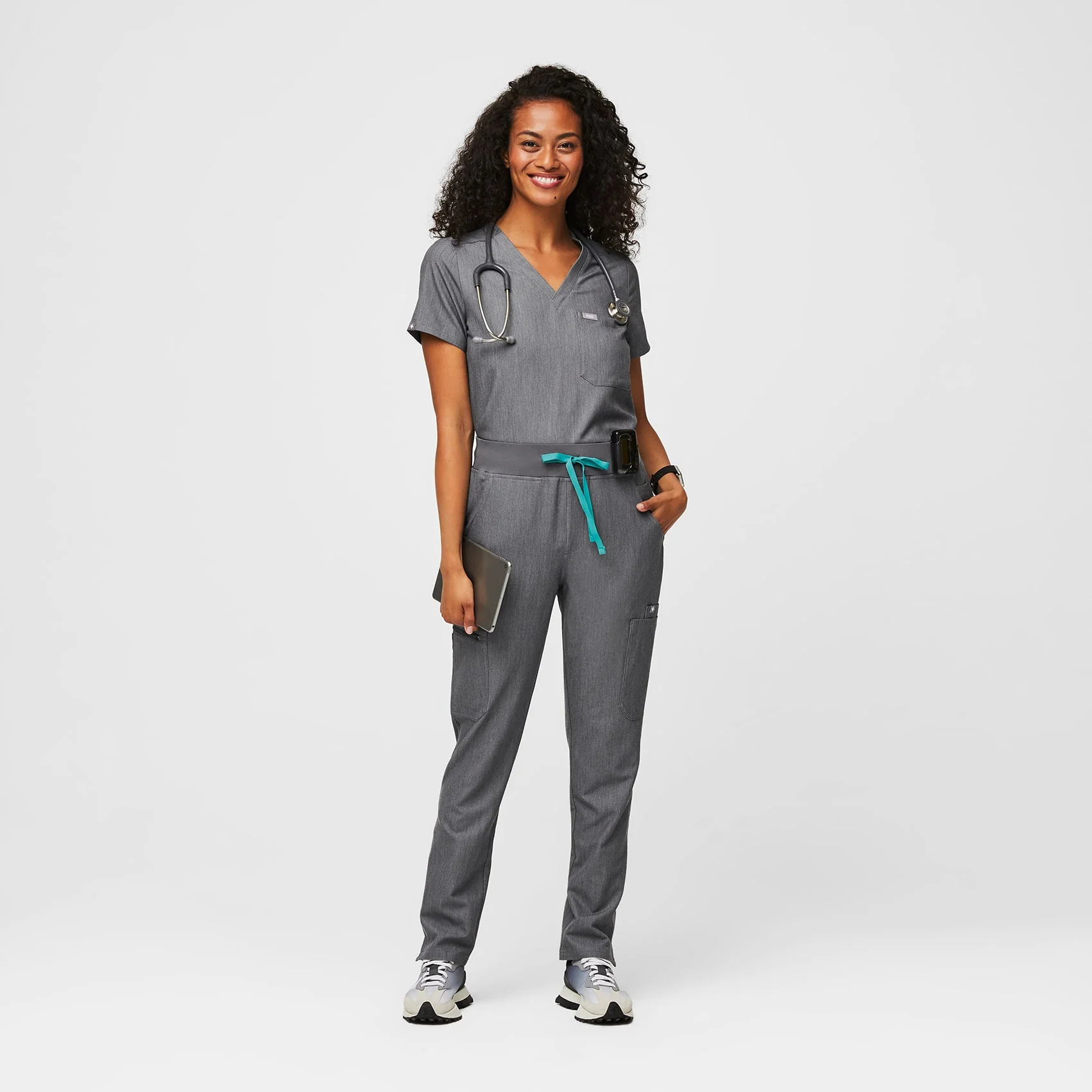 women's Graphite Yola™ High Waisted 2.0 - Tall Skinny Scrub Pants - Image 2