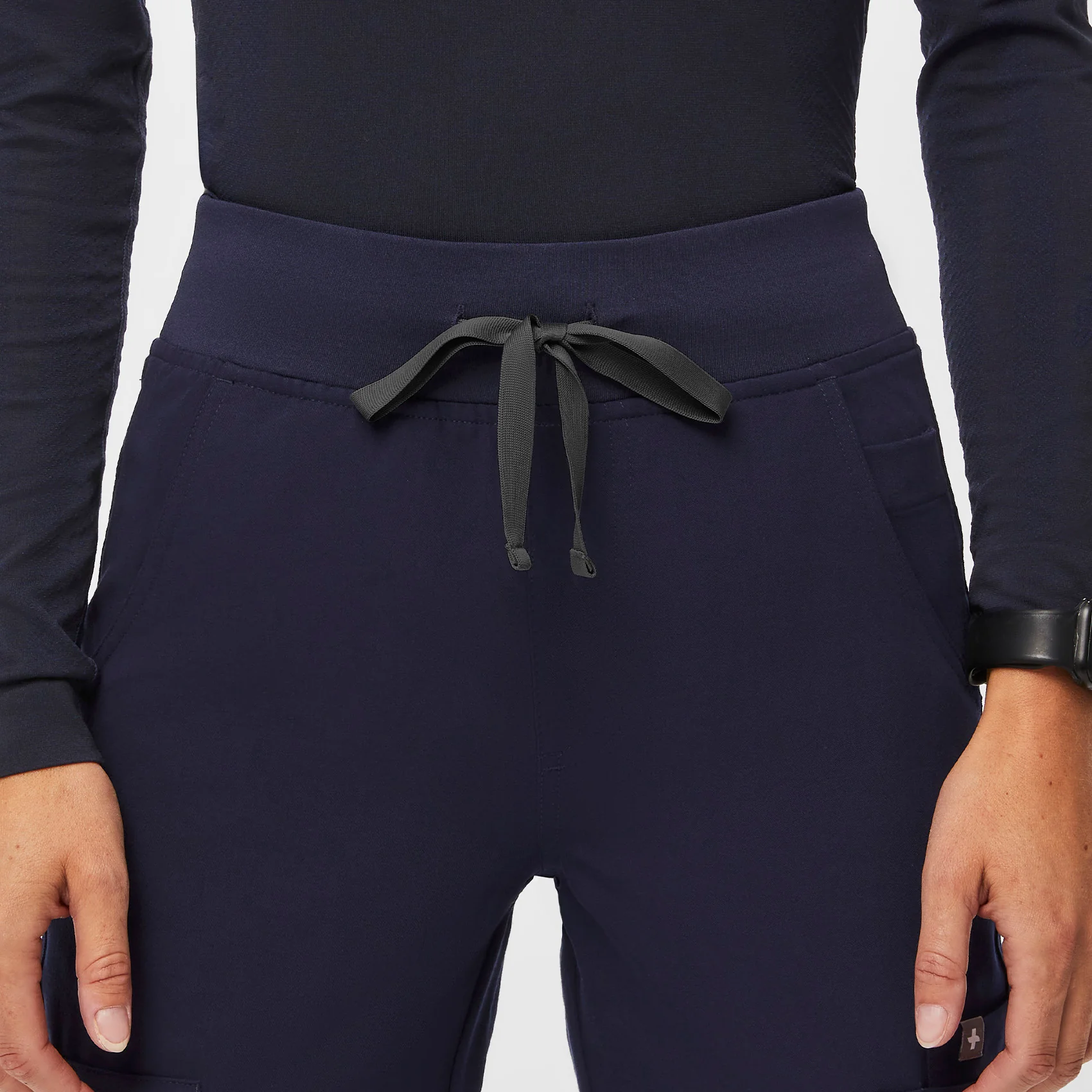 women's Navy Yola™ High Waisted 2.0 - Tall Skinny Scrub Pants - Image 6