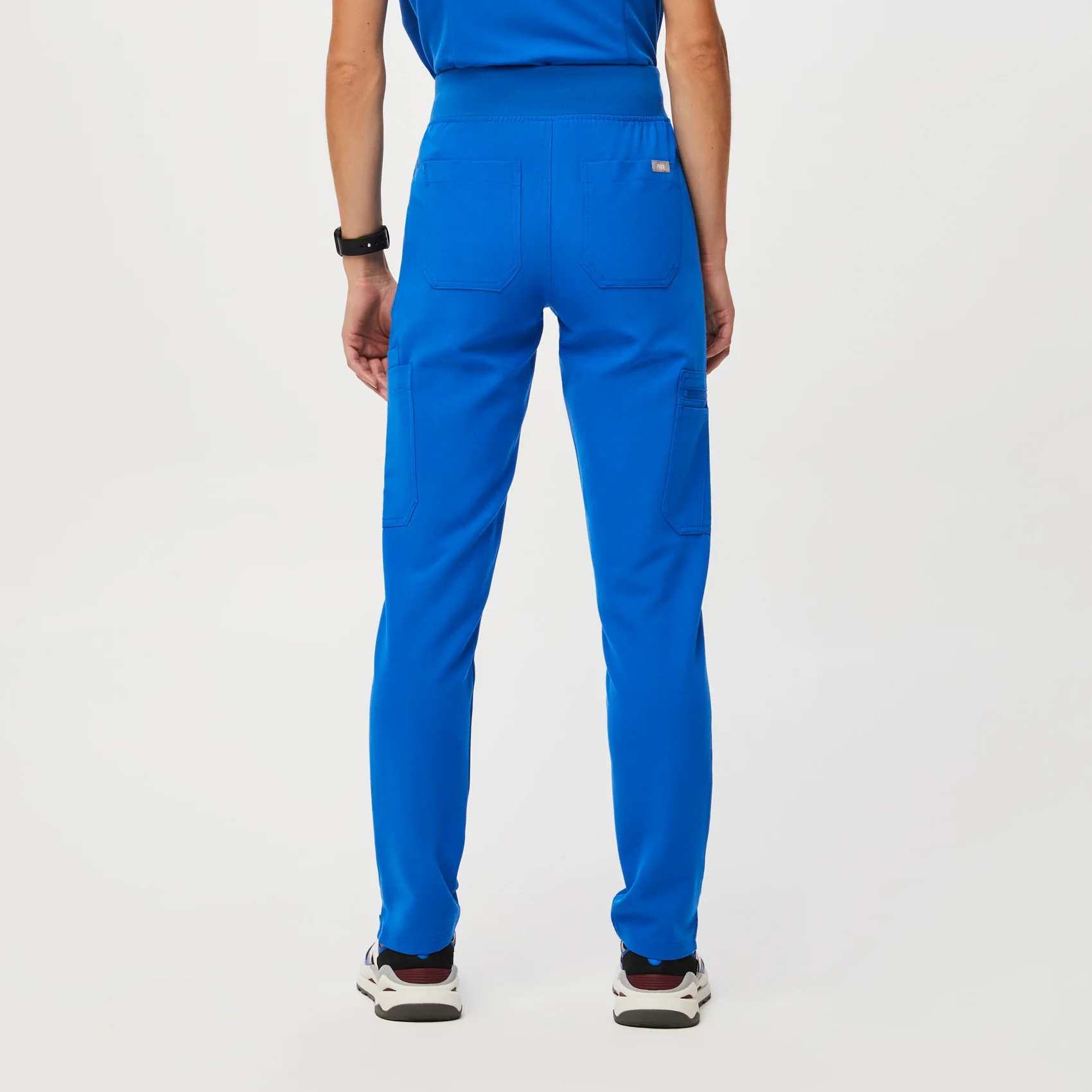 women's Royal Blue Yola™ High Waisted 2.0 - Tall Skinny Scrub Pants - Image 5