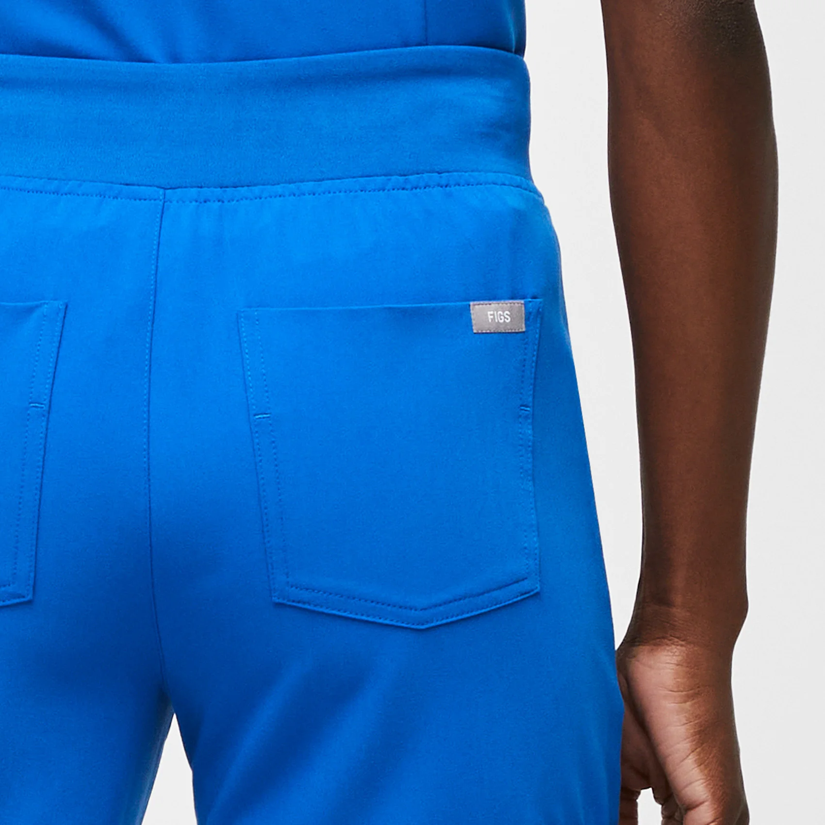women's Royal Blue Zamora™ High Waisted - Petite Jogger Scrub Pants - Image 7