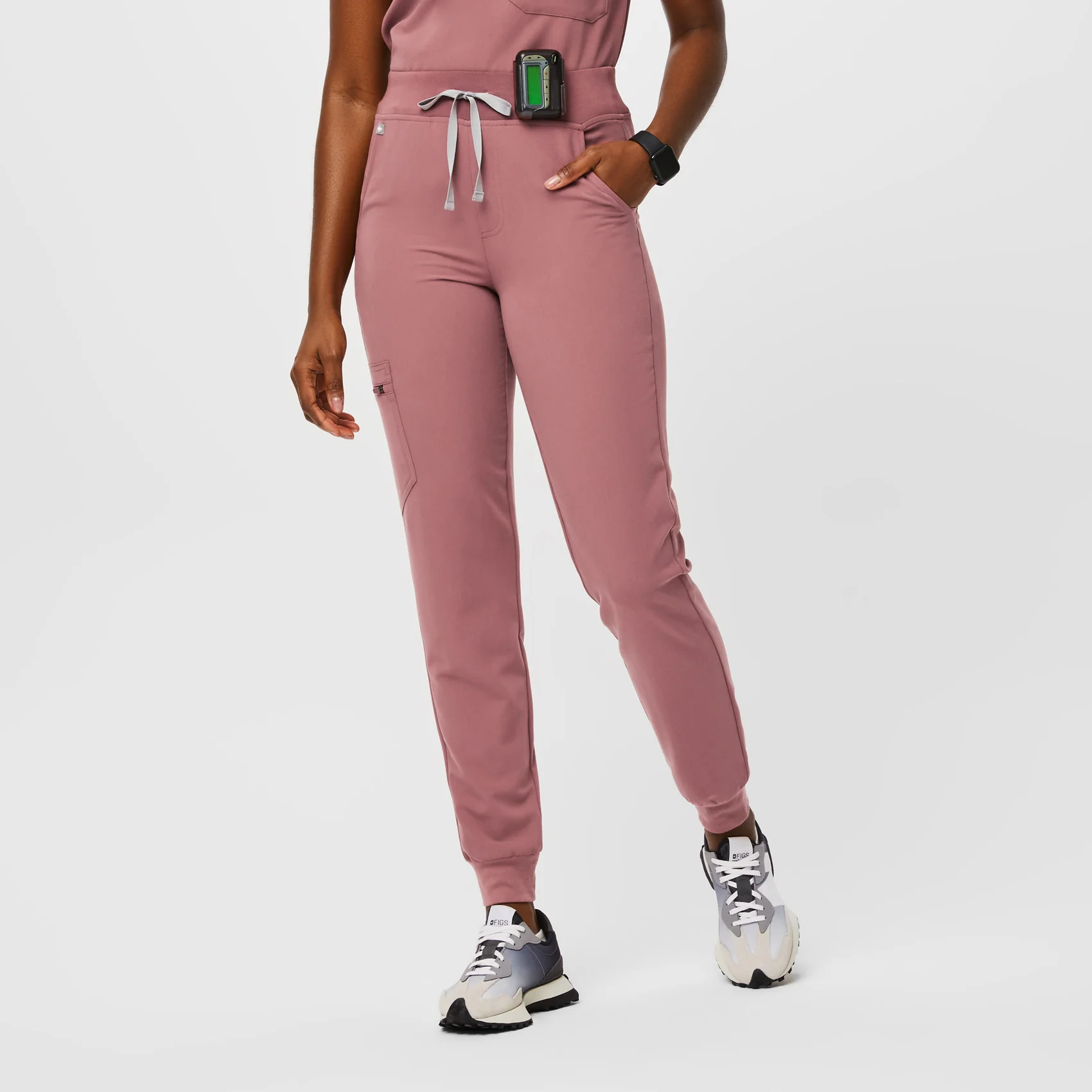 women's Mauve Zamora™ High Waisted - Tall Jogger Scrub Pants