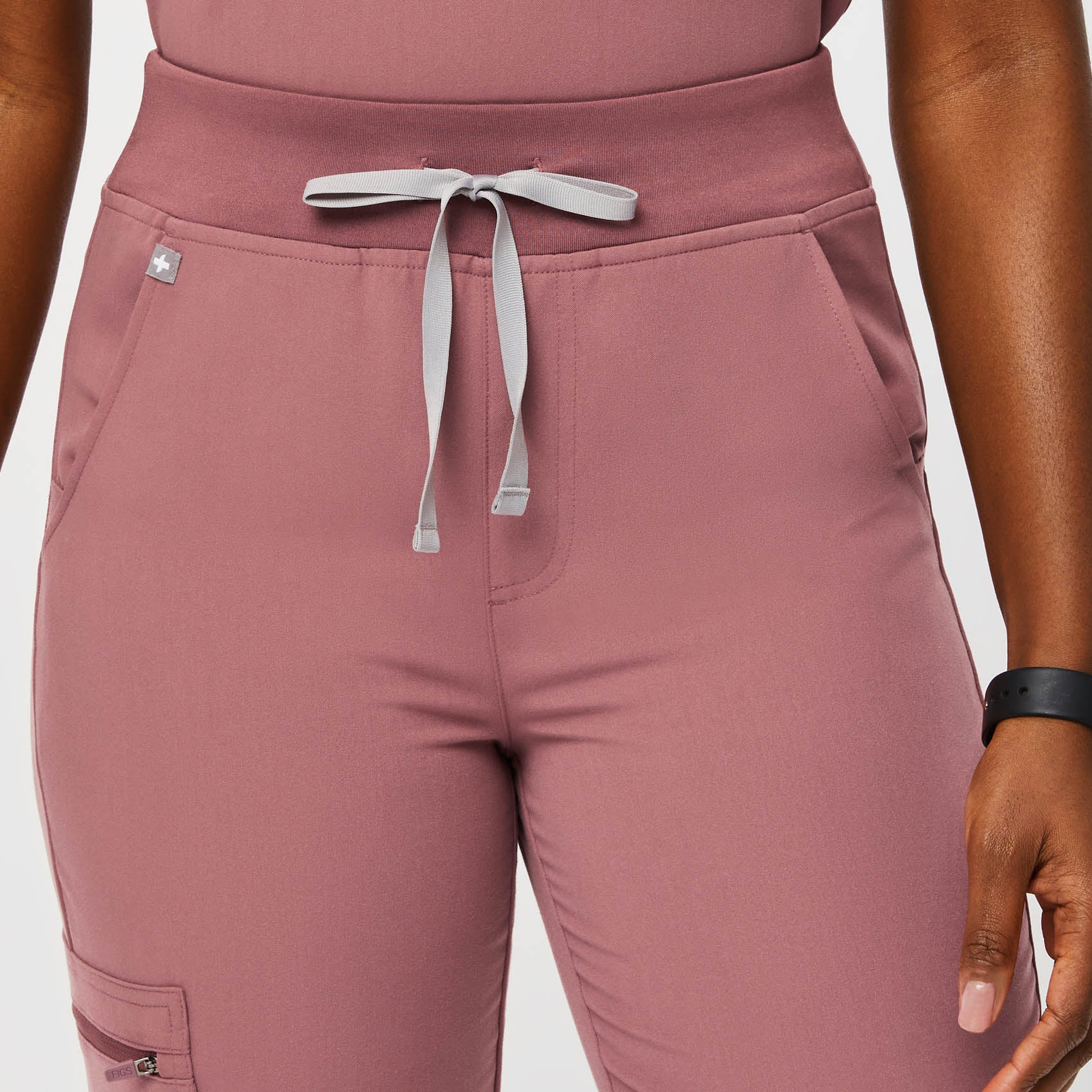 women's Mauve Zamora™ High Waisted - Tall Jogger Scrub Pants - Image 5